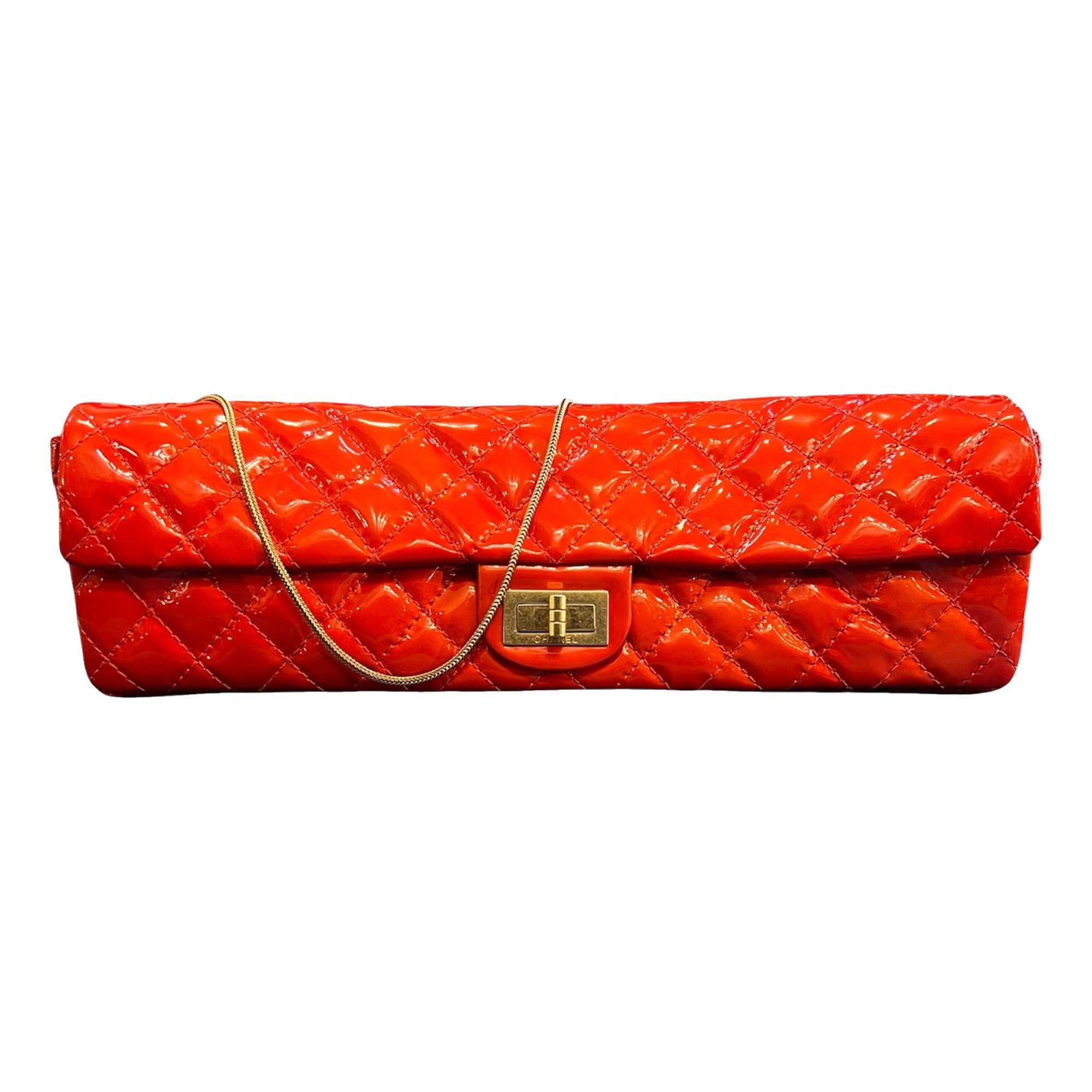Patent leather handbag