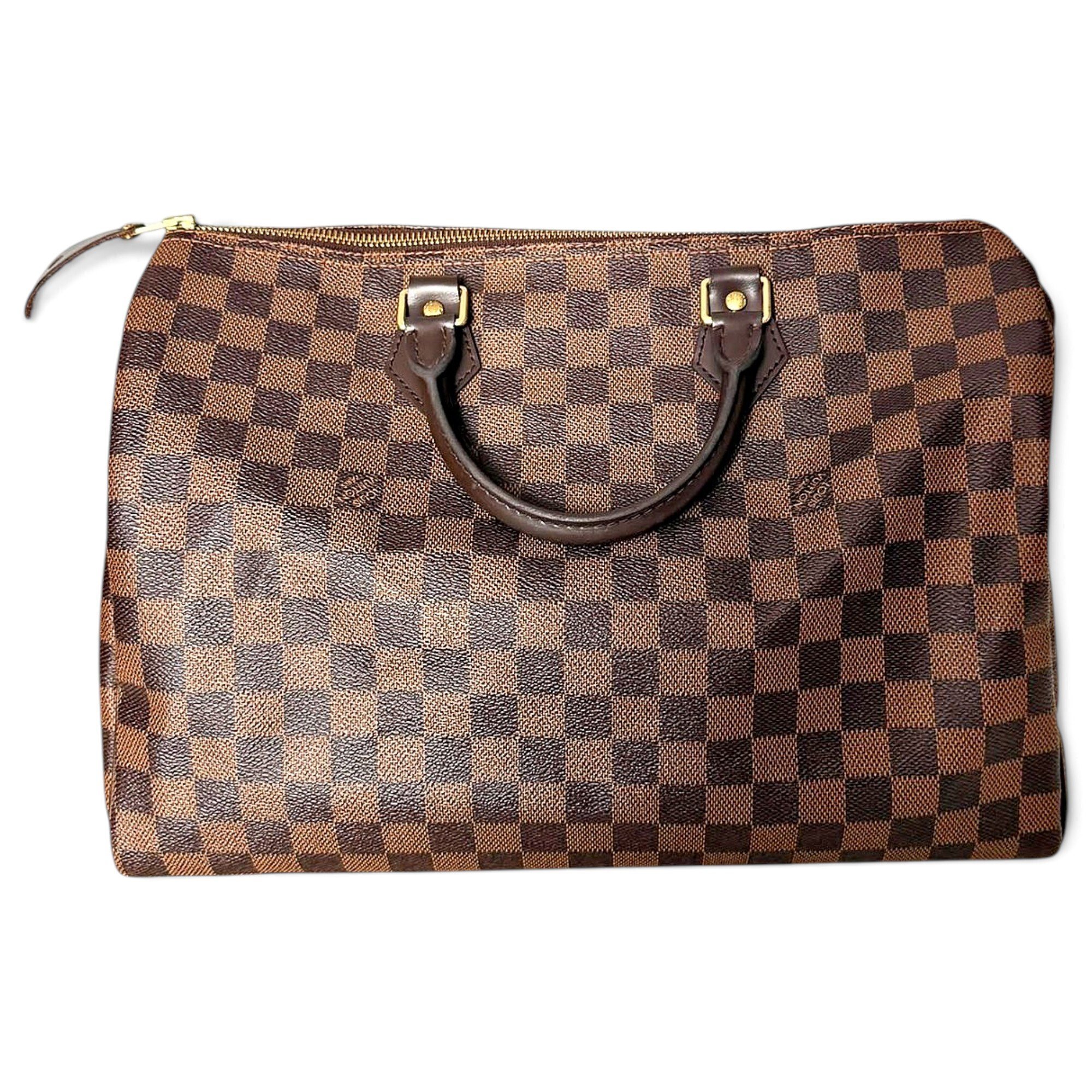 Speedy leather handbag