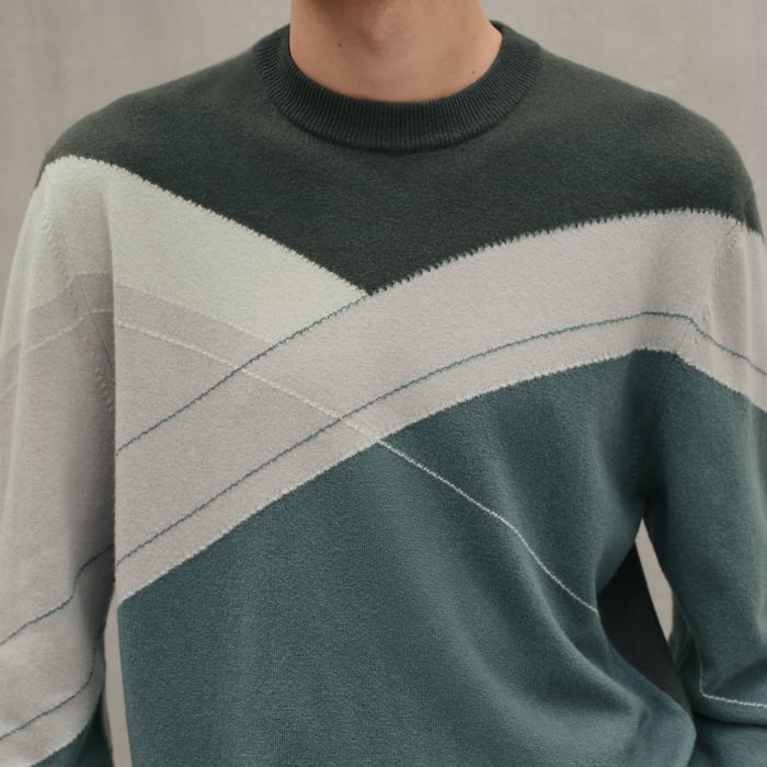 Céladon "Casaque" Crewneck Sweater