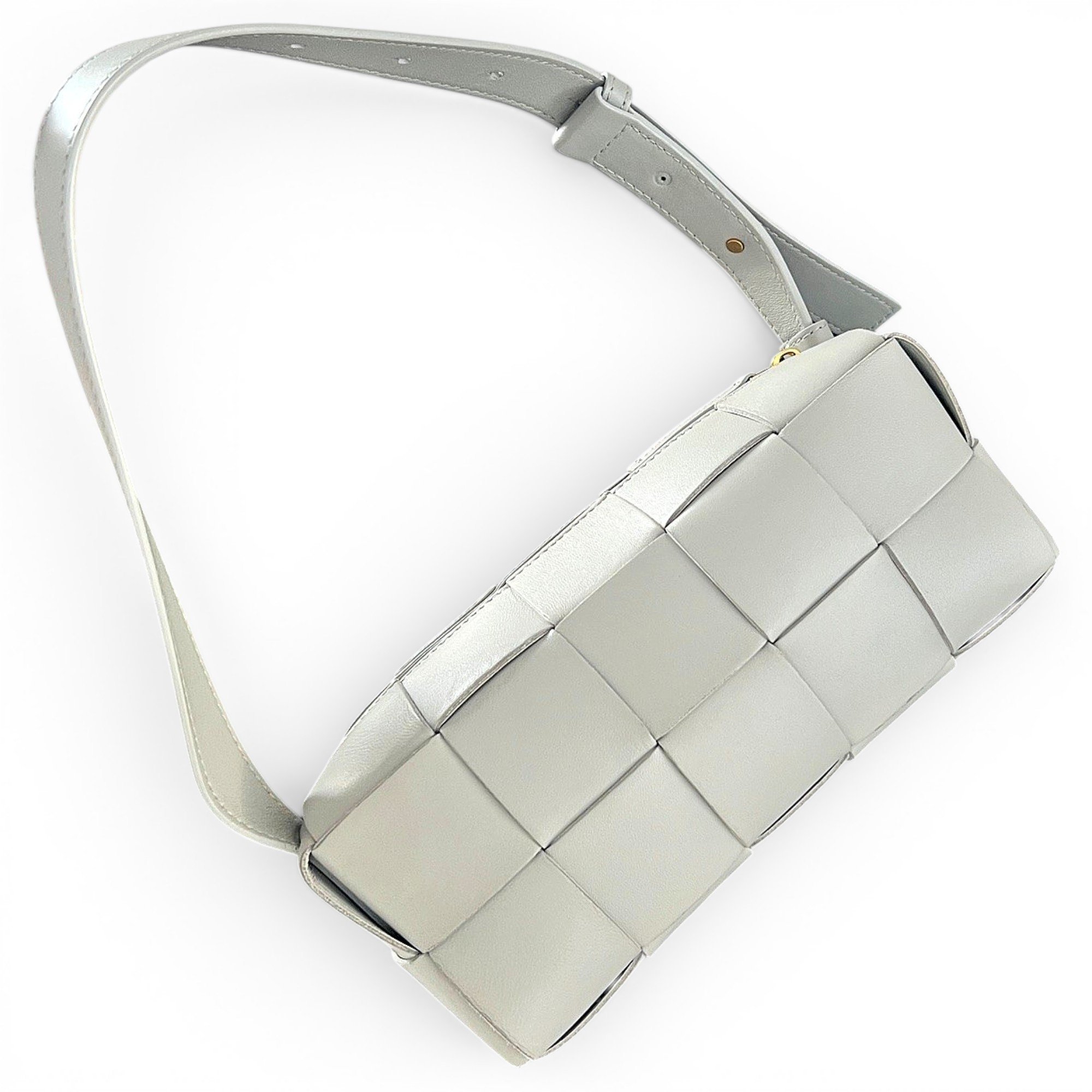 Cassette leather handbag