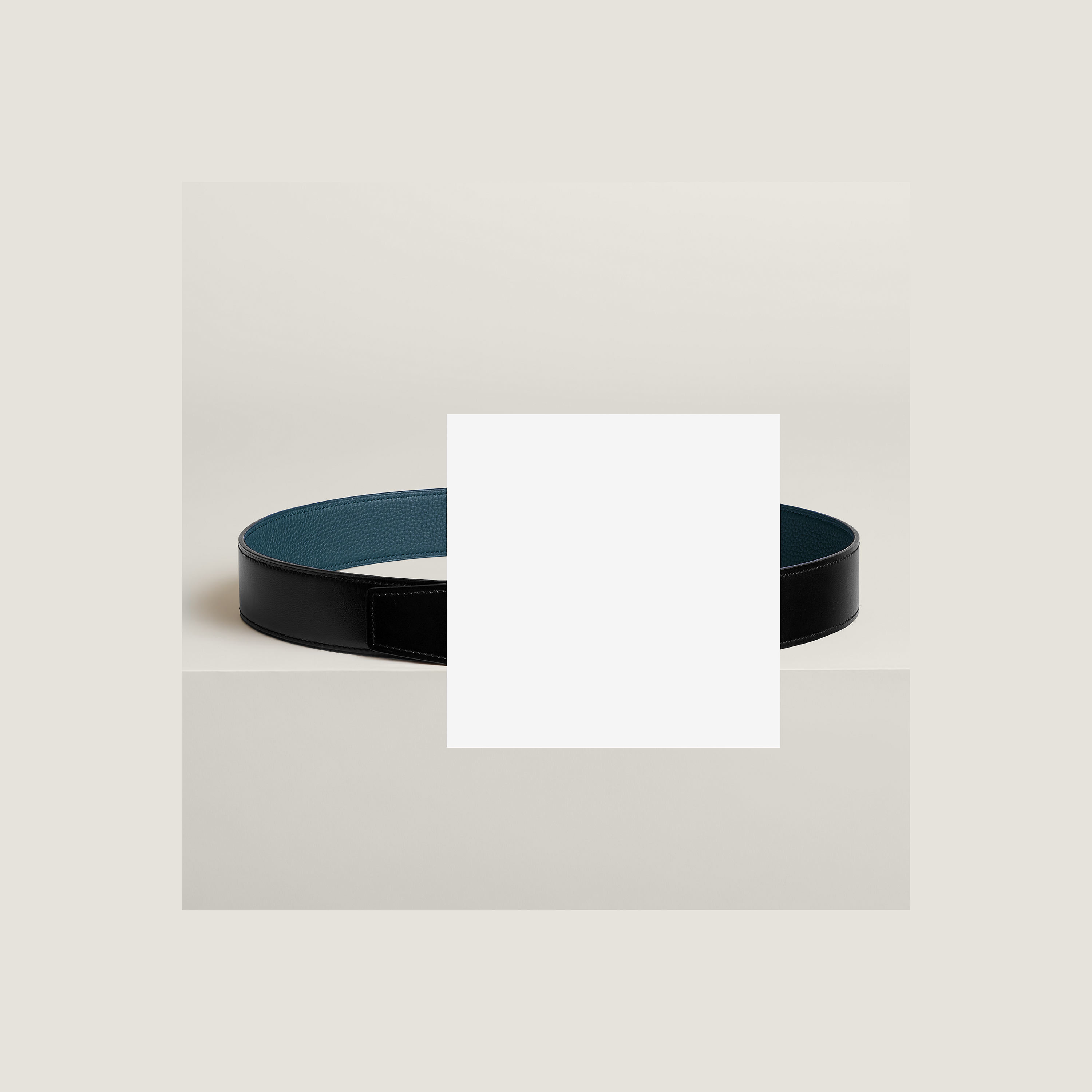 Tete de Cheval belt buckle & Reversible leather strap 38 mm