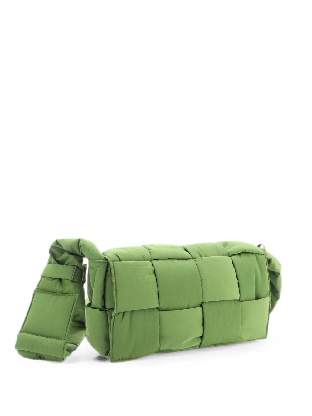 Padded Tech Cassette Intrecciato Nylon crossbody bag