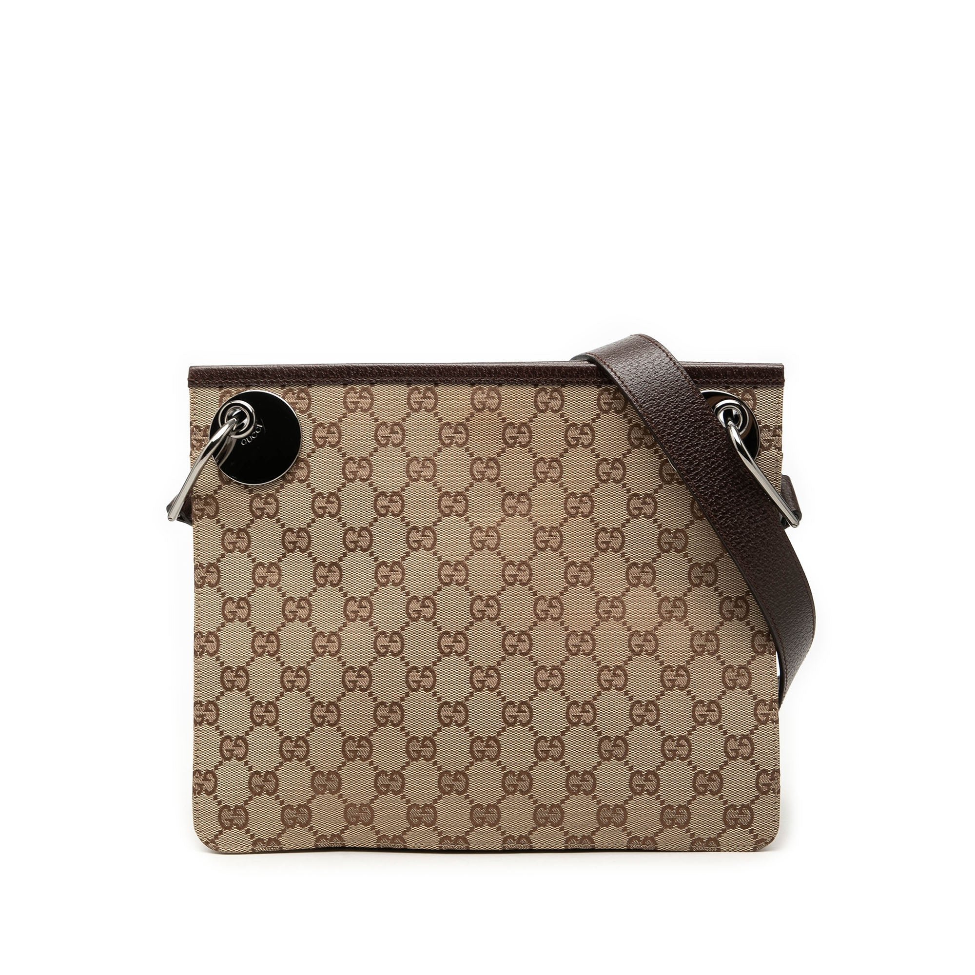 Eclipse leather crossbody bag