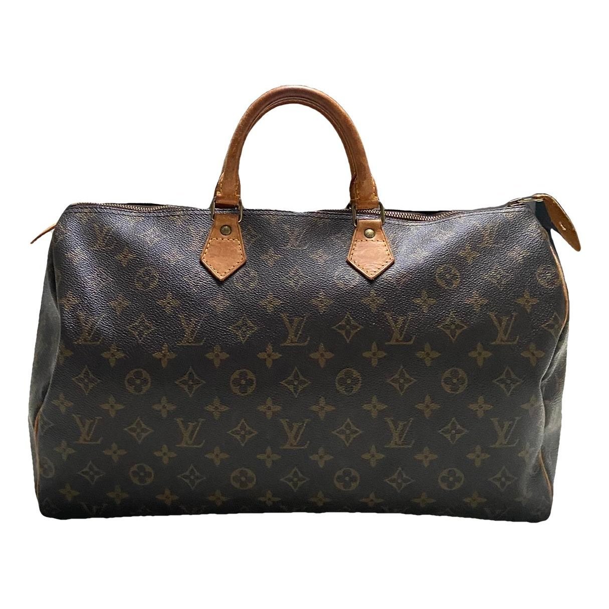 Speedy leather handbag