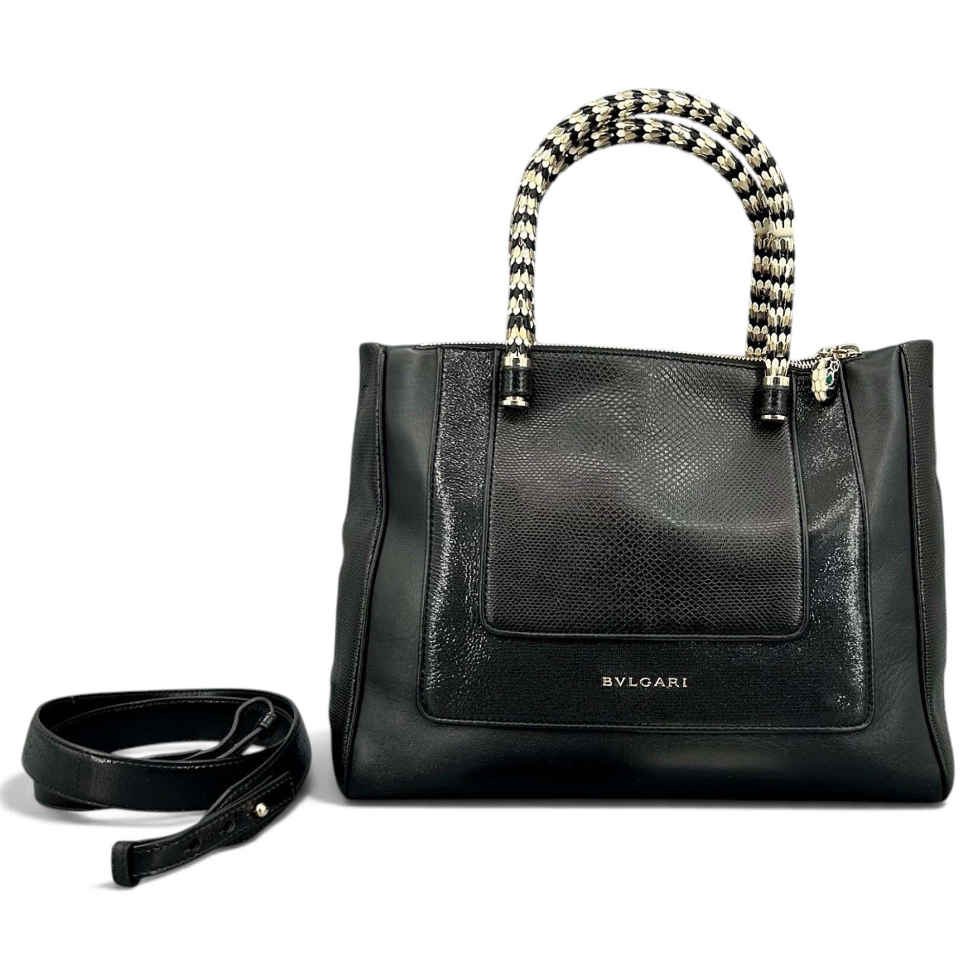 Leather handbag