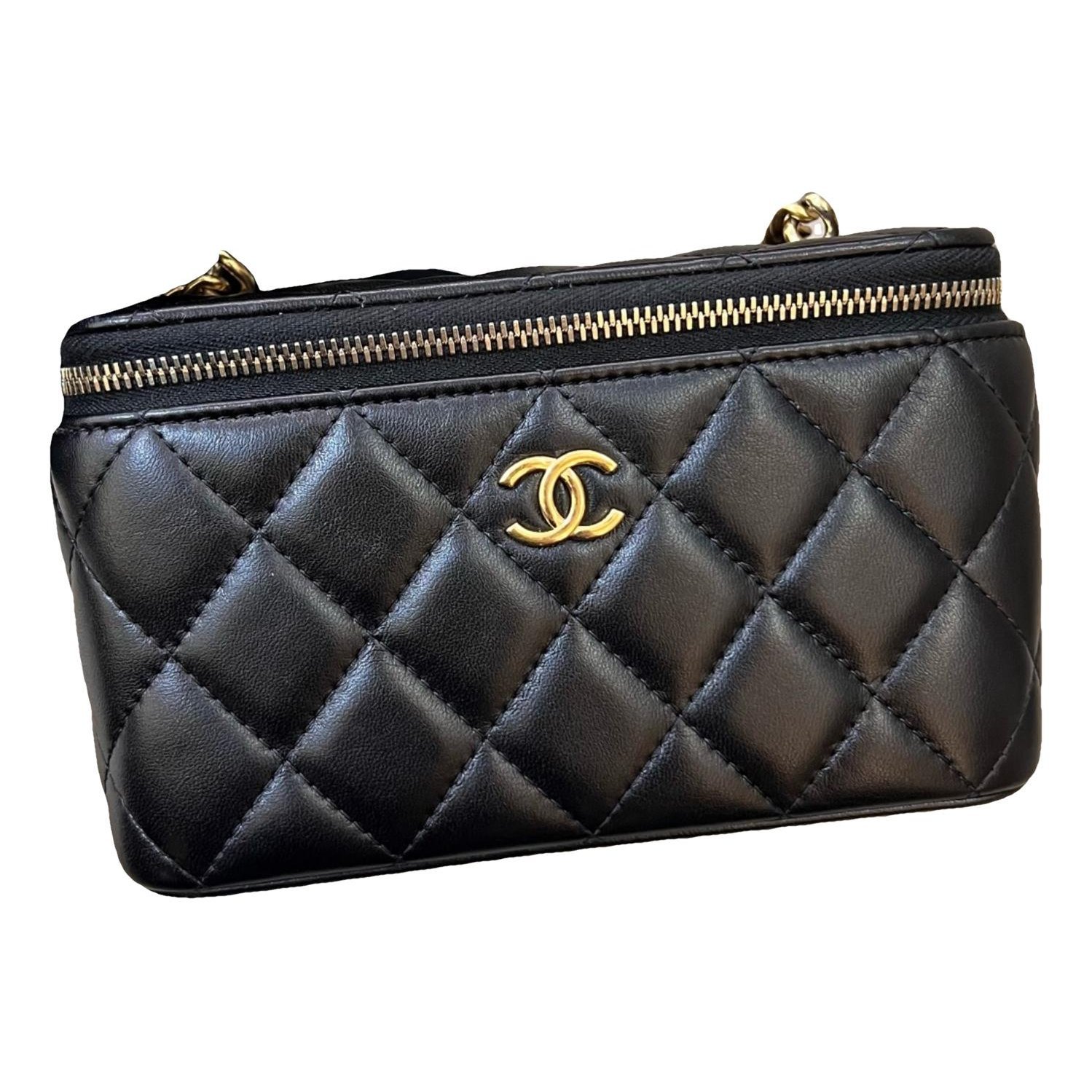 Trendy CC Vanity leather handbag