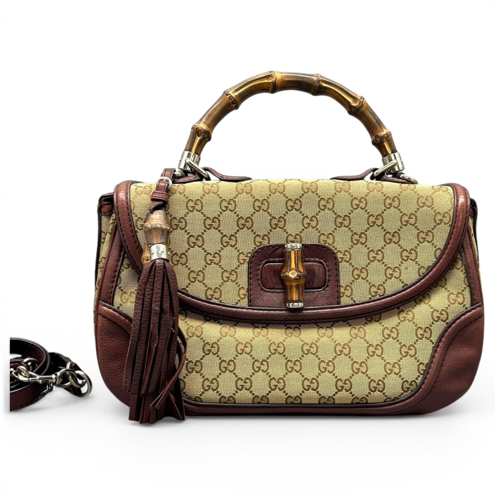 Leather handbag