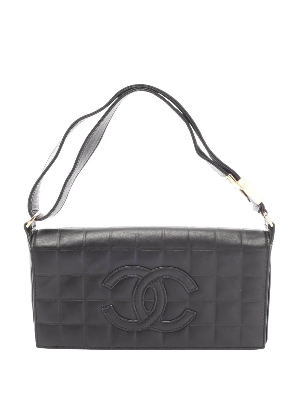 2000-2002 CC Choco Bar Flap East West shoulder bag