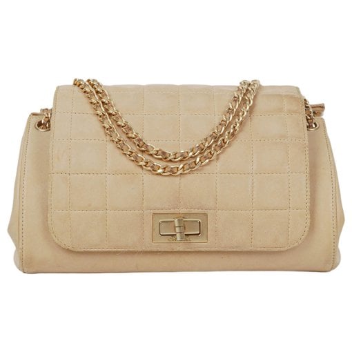 East West Chocolate Bar leather handbag