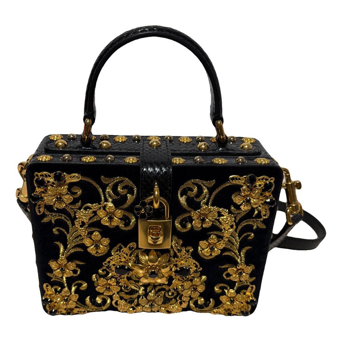 Dolce & Gabbana Dolce Box velvet handbag