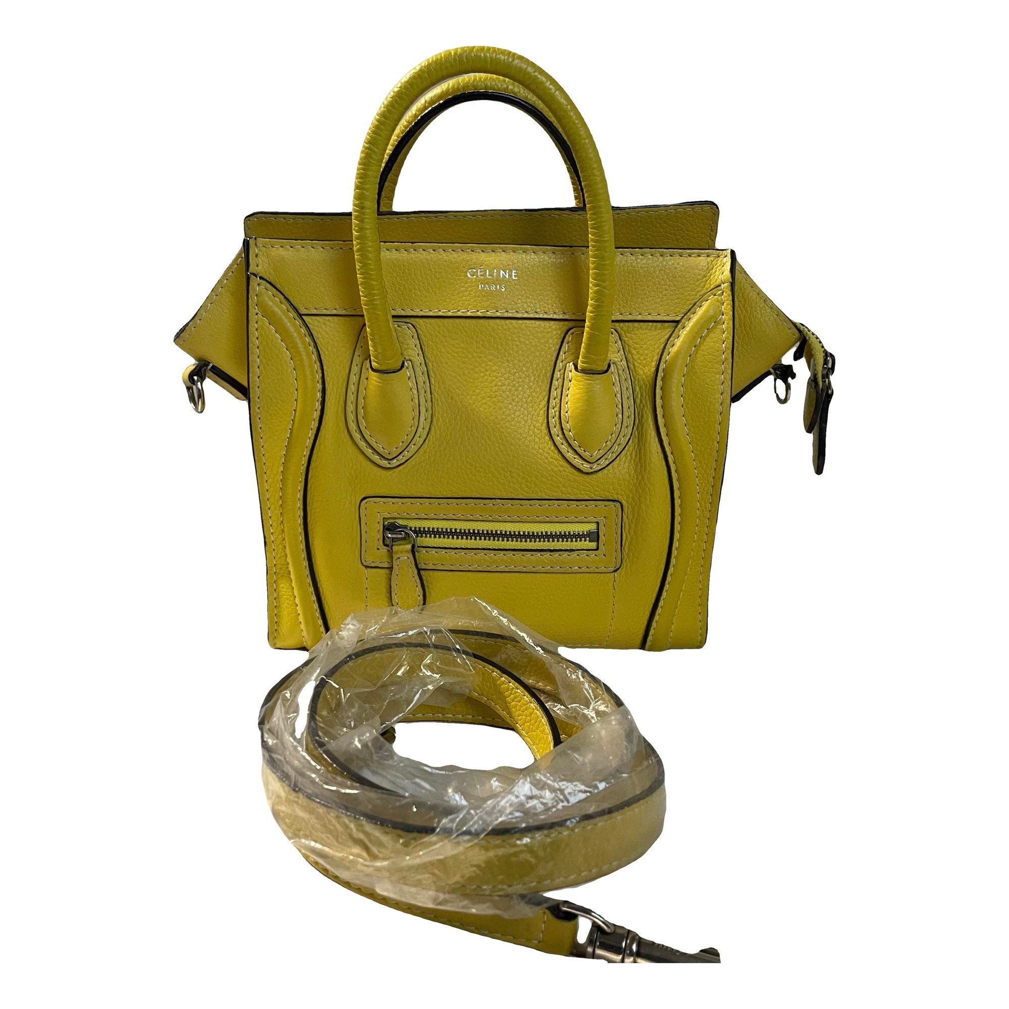 Nano Luggage leather handbag