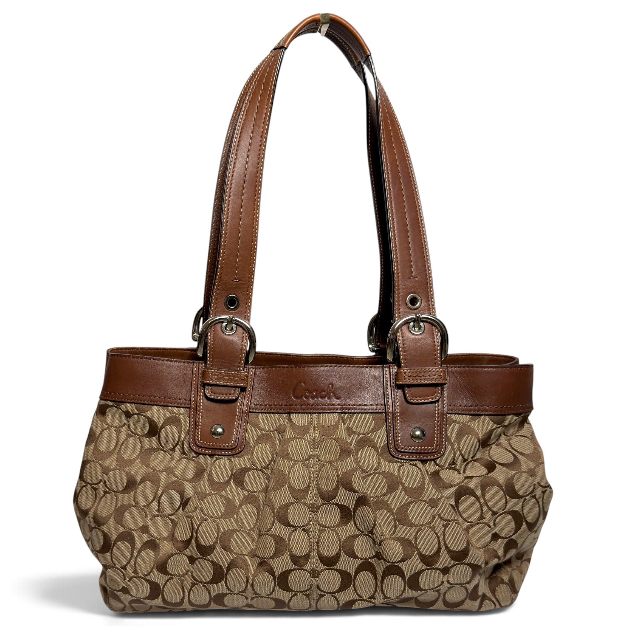 Signature Sufflette cloth handbag
