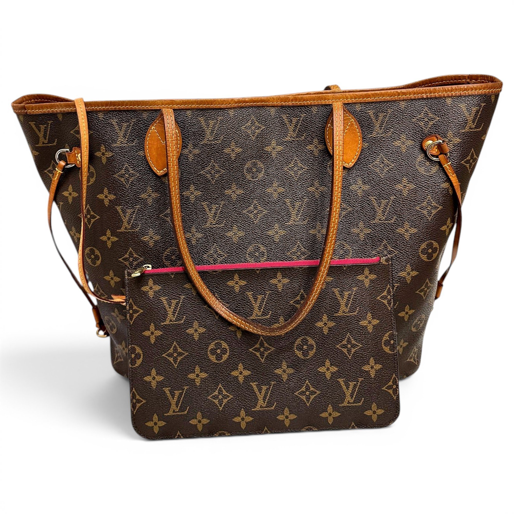 Neverfull leather tote