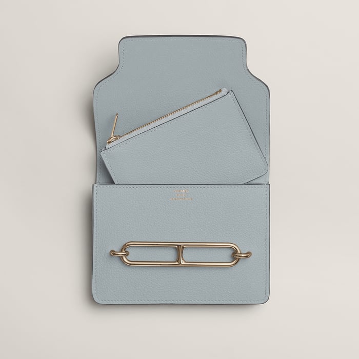 Bleu Glacier Roulis Slim Wallet