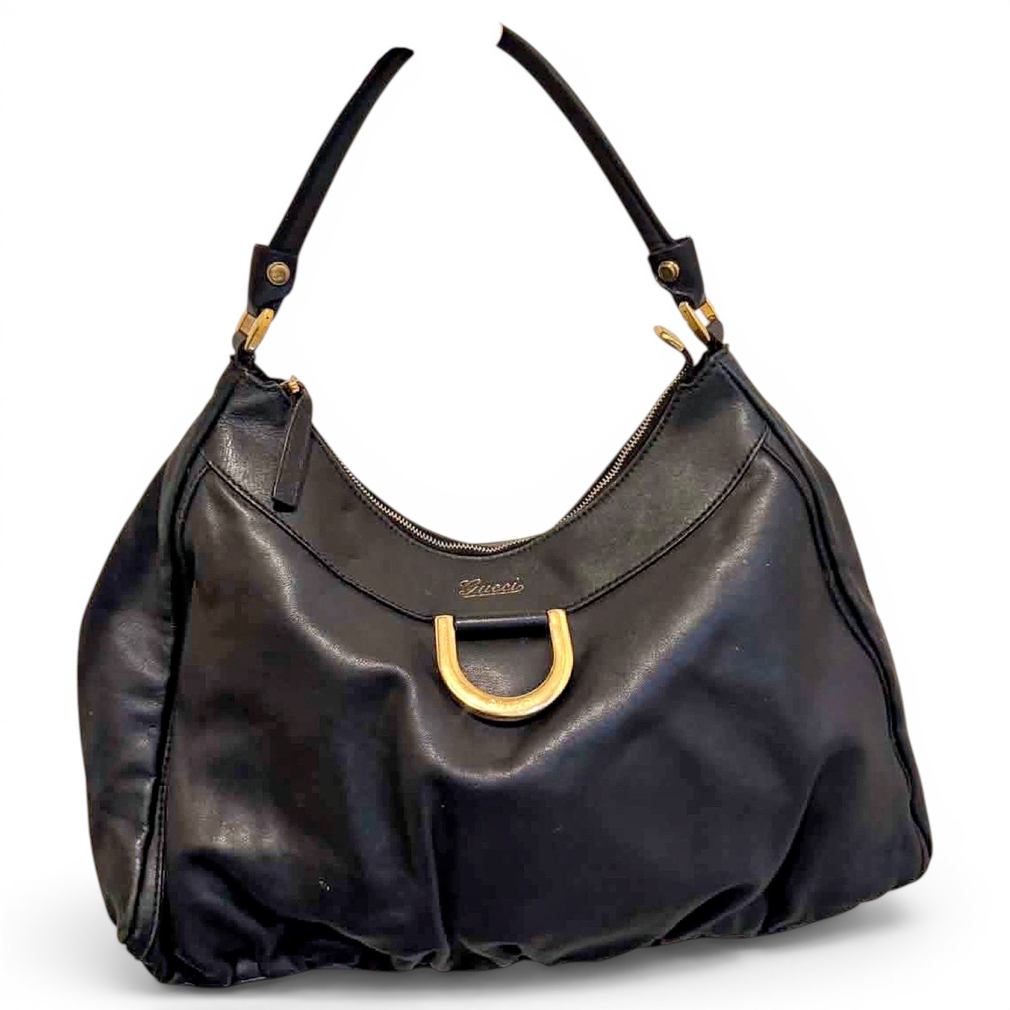 Hobo leather handbag