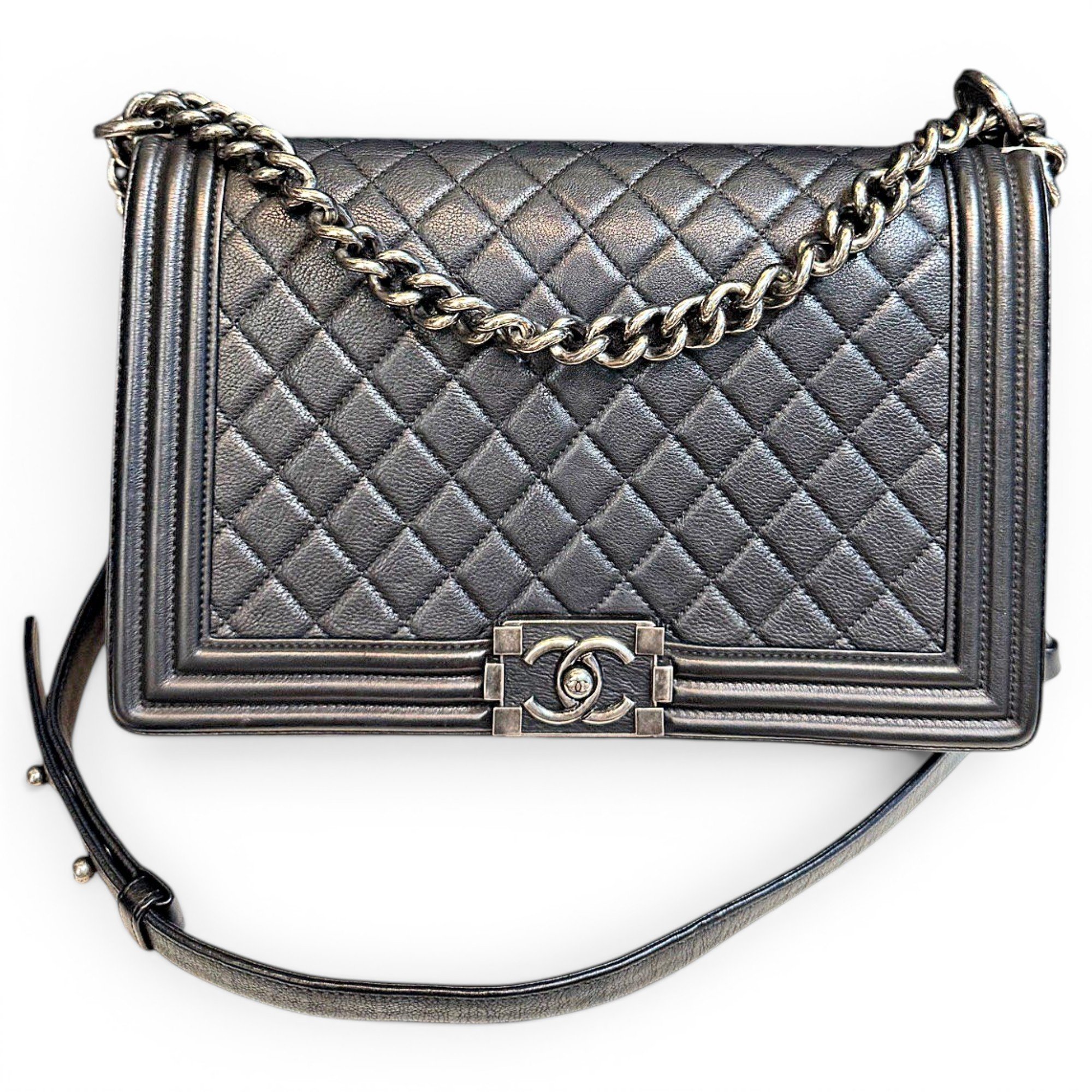 Boy leather handbag