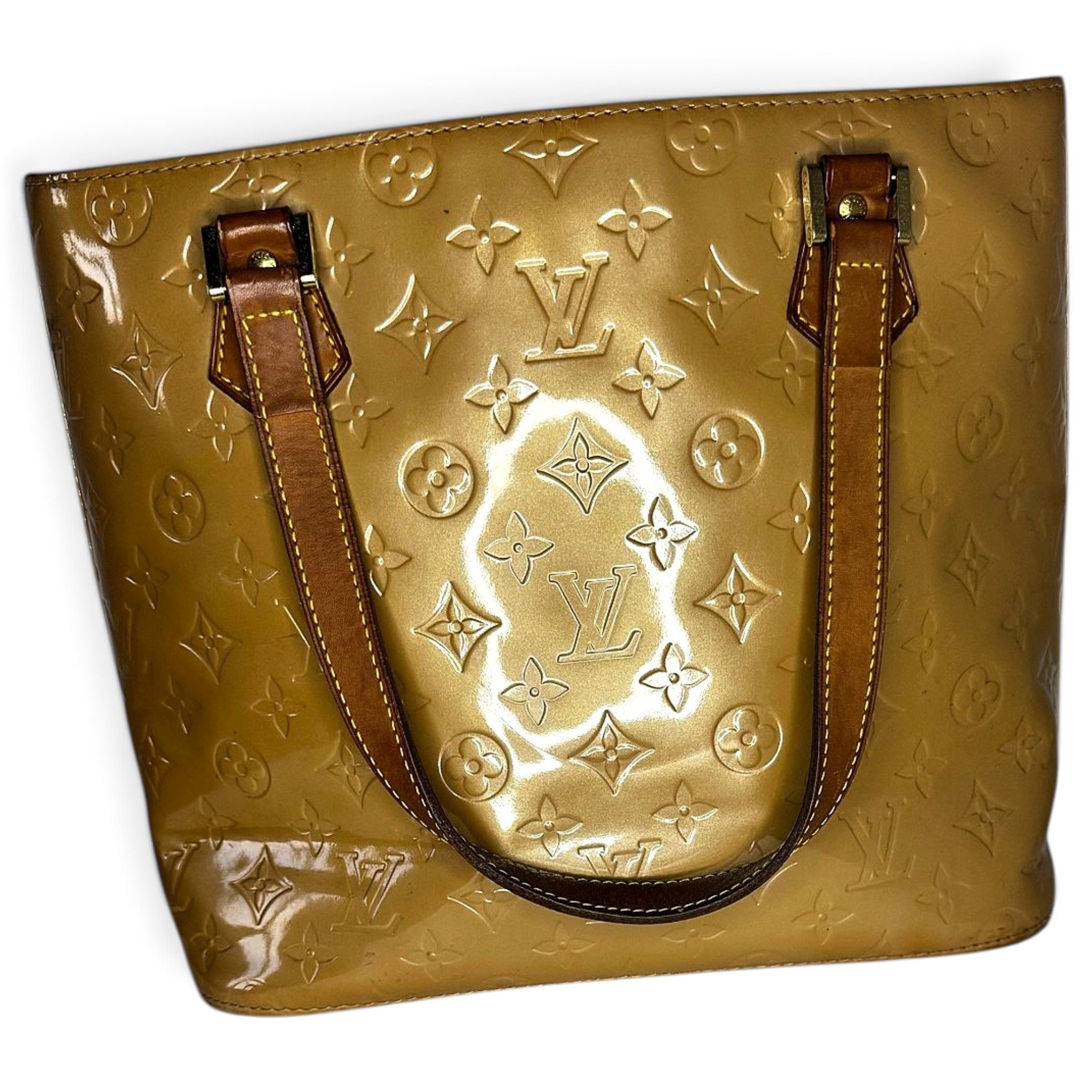 Houston patent leather tote