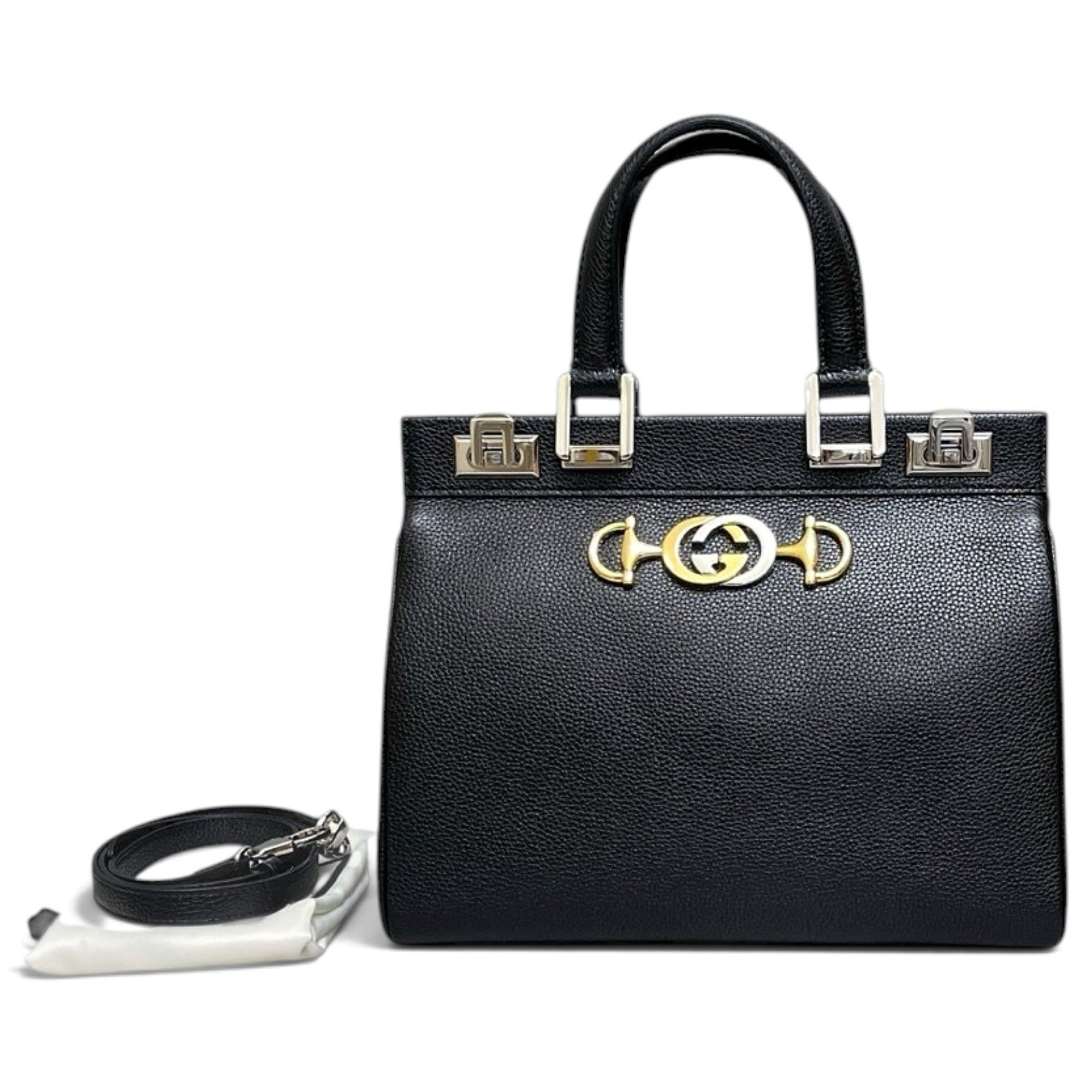 Zumi leather handbag