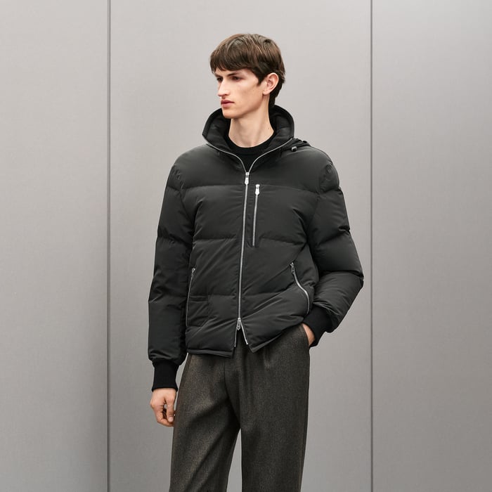 Anthracite Puffer Coat