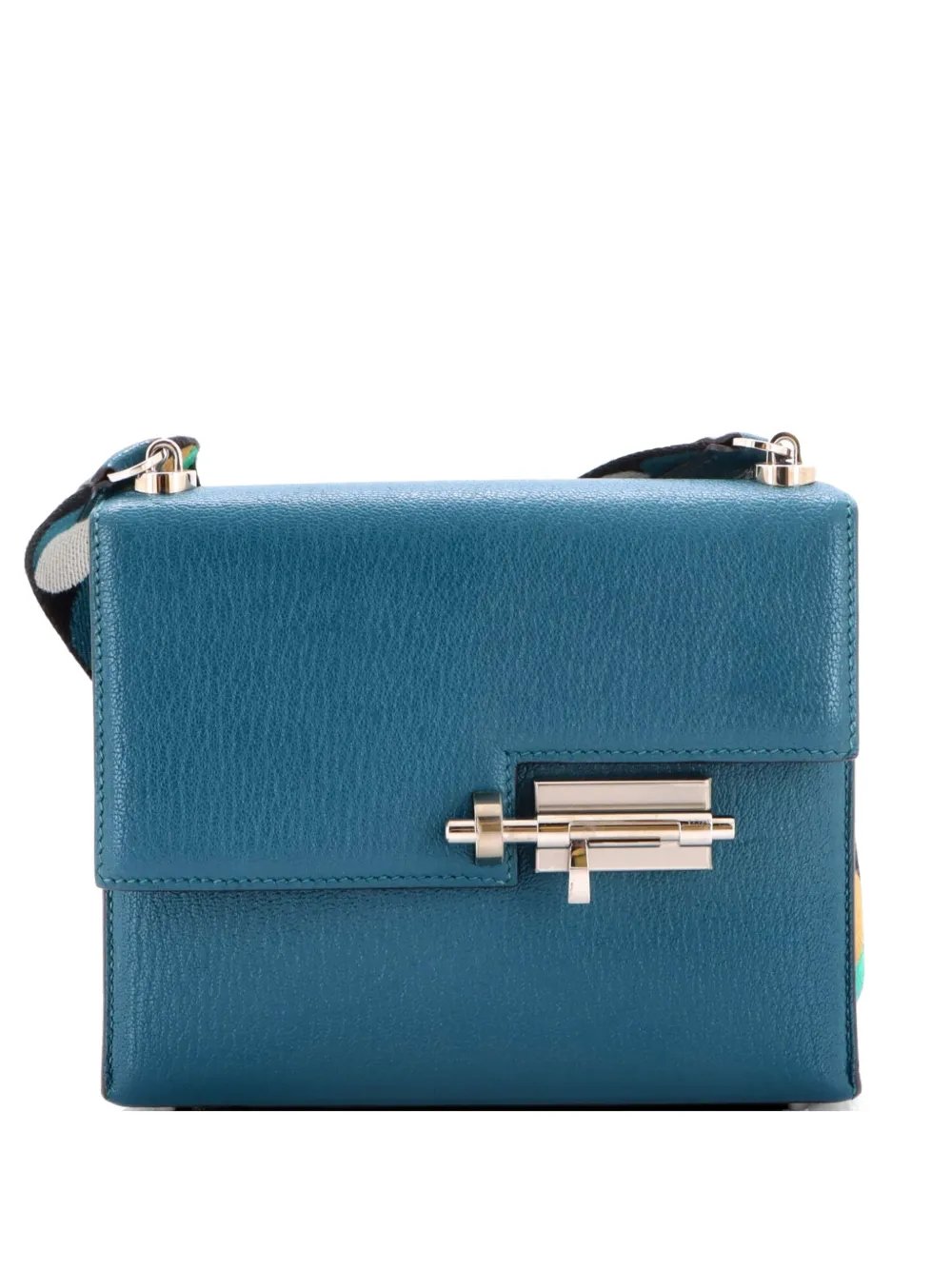 Verrou Bag Chevre Mysore and Canvas Mini shoulder bag