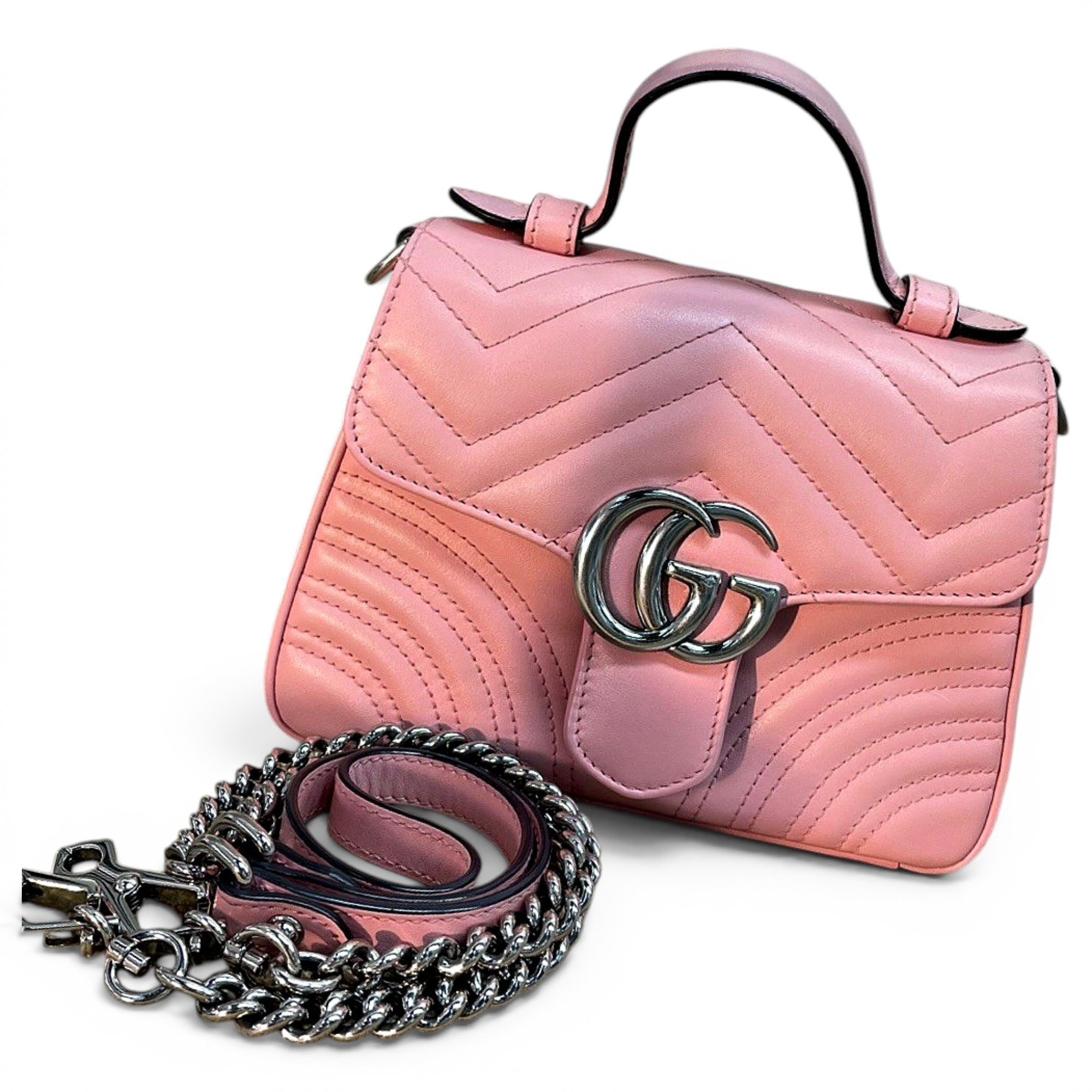 GG Marmont Flap leather handbag