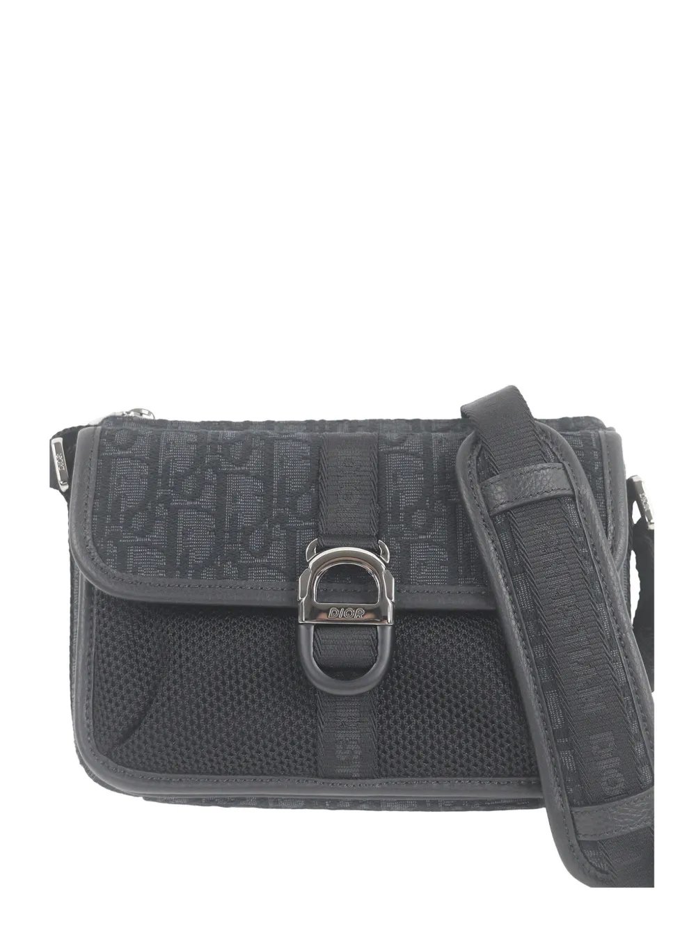 2022 Mini Oblique Jacquard and Mesh Dior 8 Messenger Bag crossbody bag