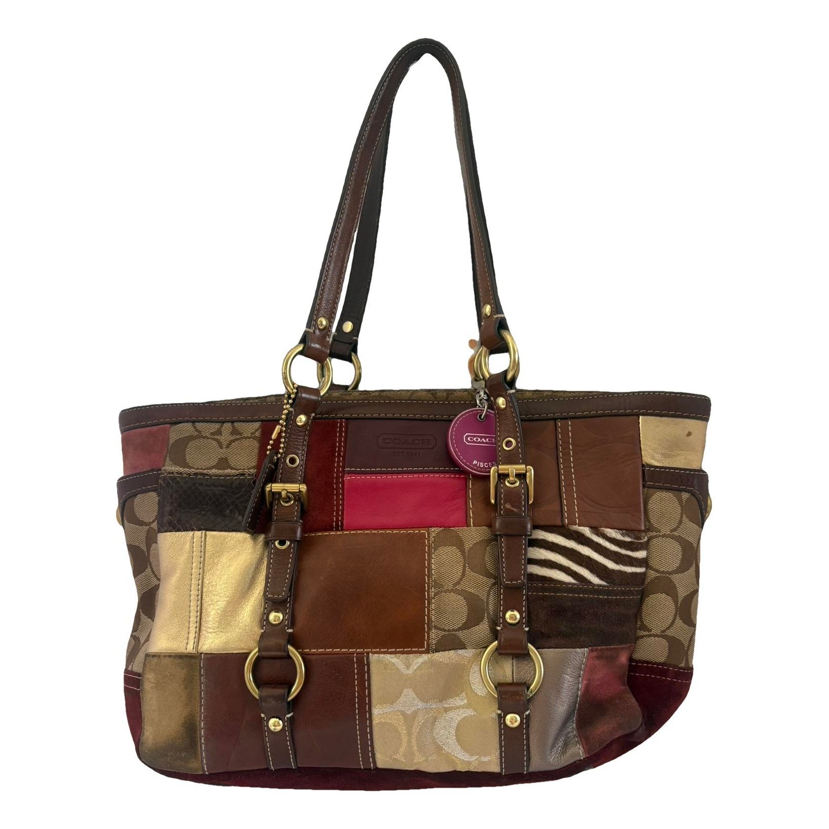 Signature Sufflette leather handbag