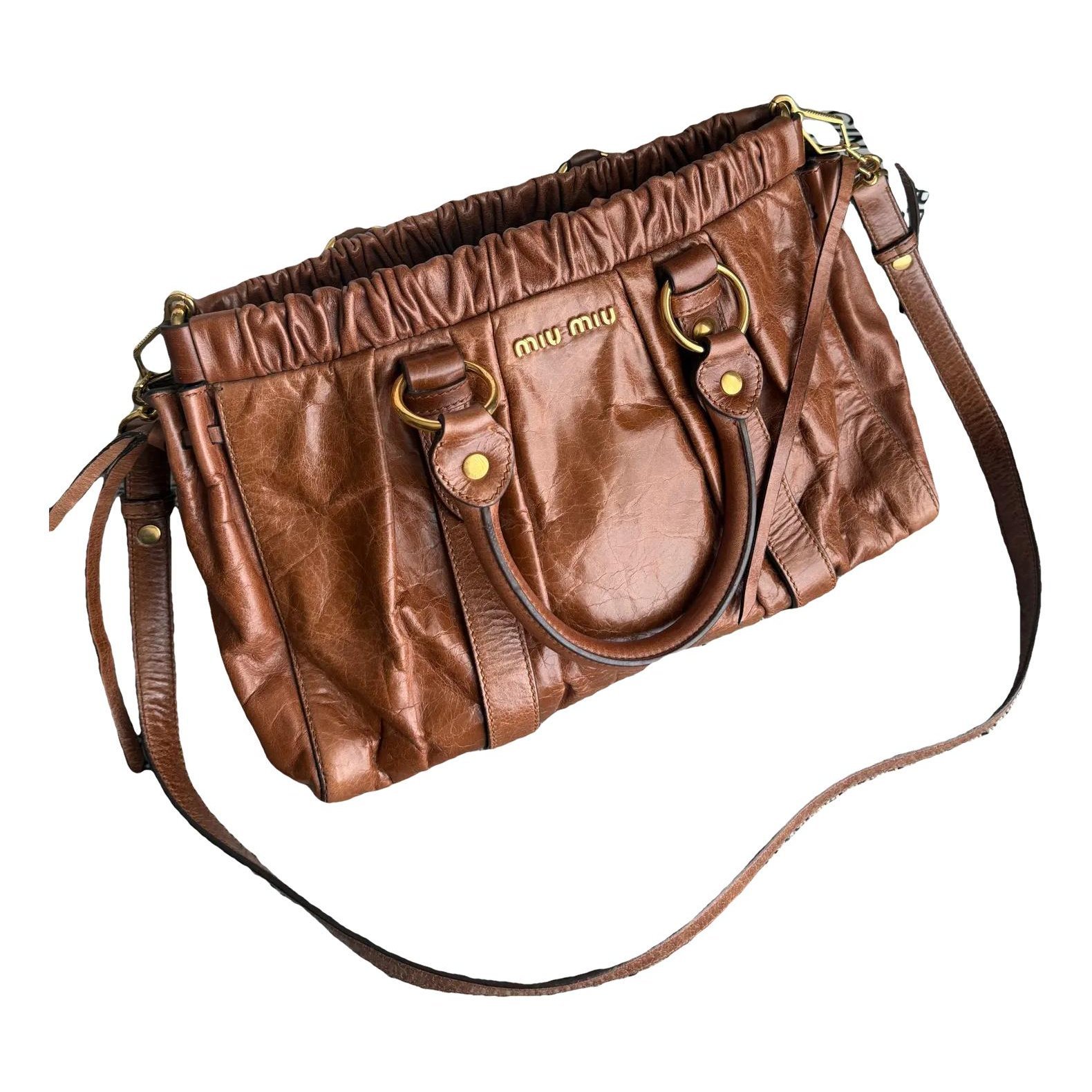 Leather crossbody bag