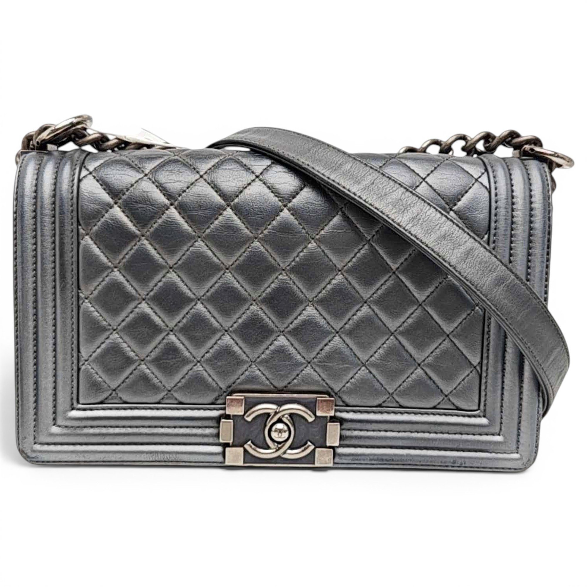 Boy leather crossbody bag