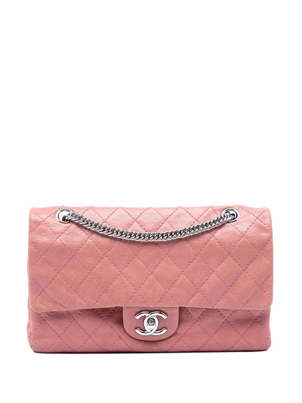 2008-2009 Medium Classic Washed Lambskin Bijoux Chain Double Flap shoulder bag