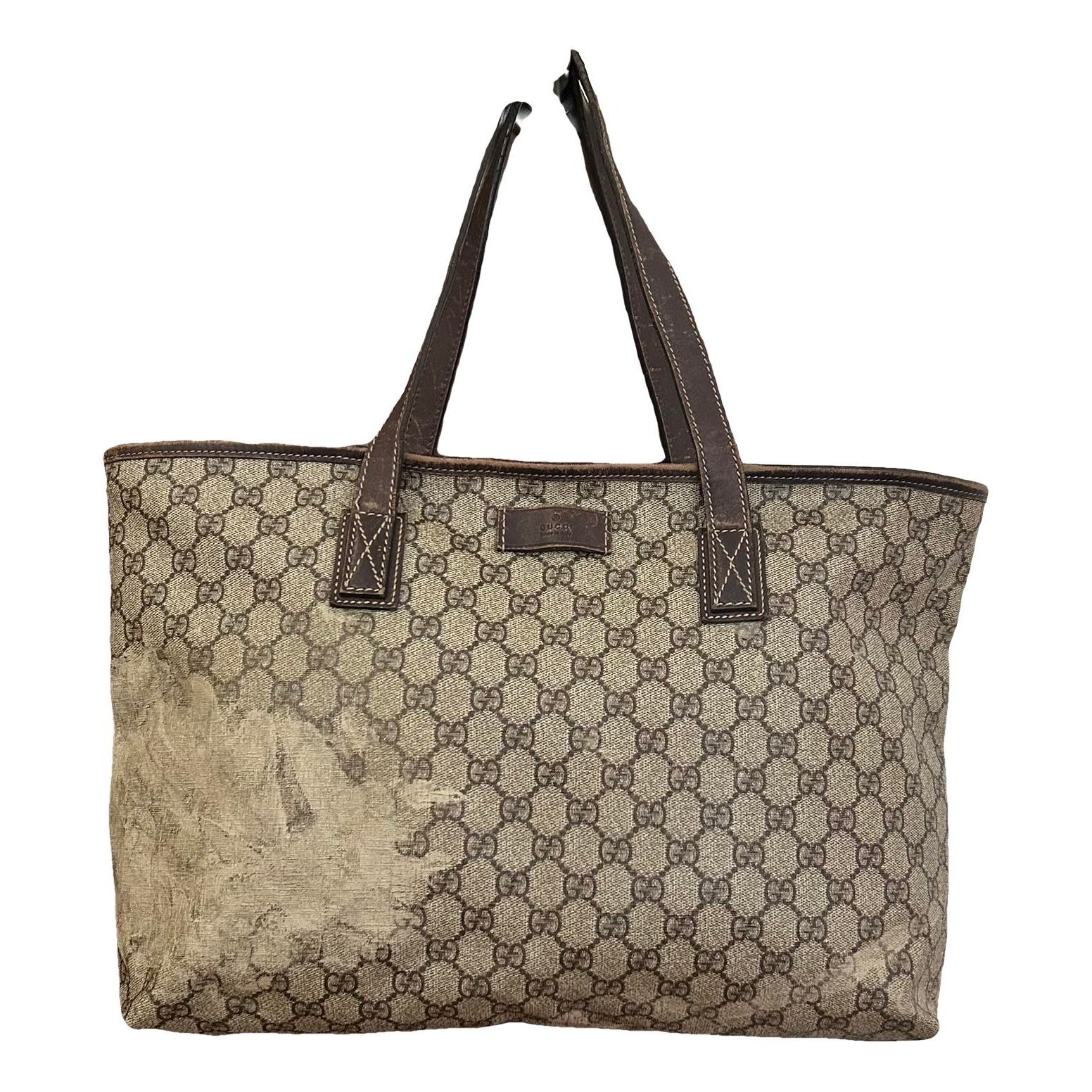 Leather tote