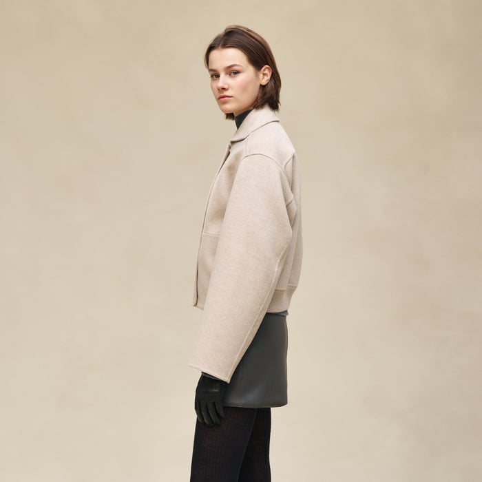 Beige Naturel Cashmere Jacket