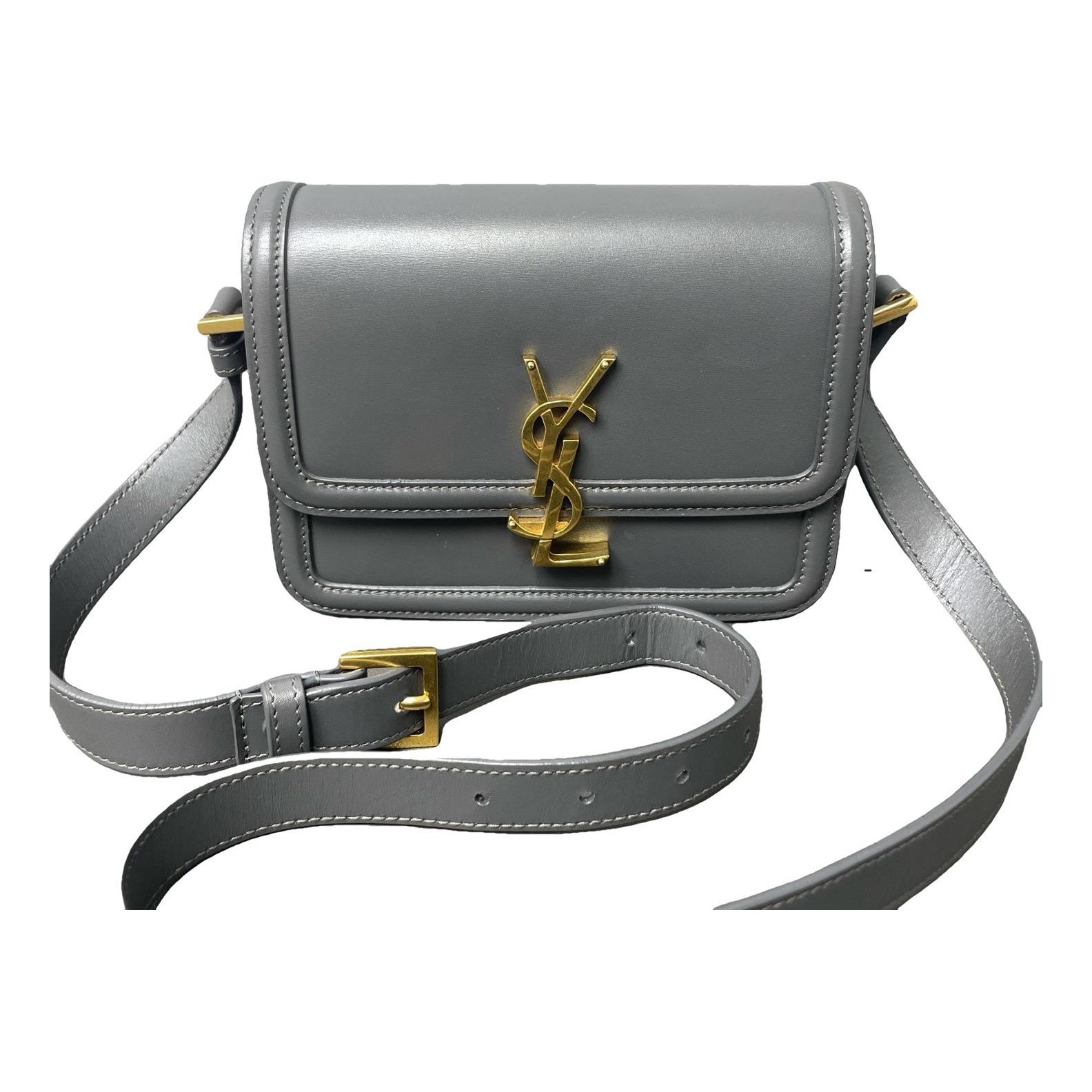 Solférino leather handbag