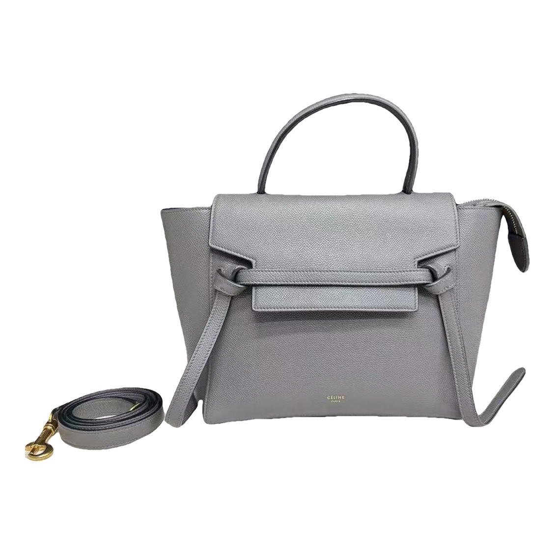 Belt leather handbag