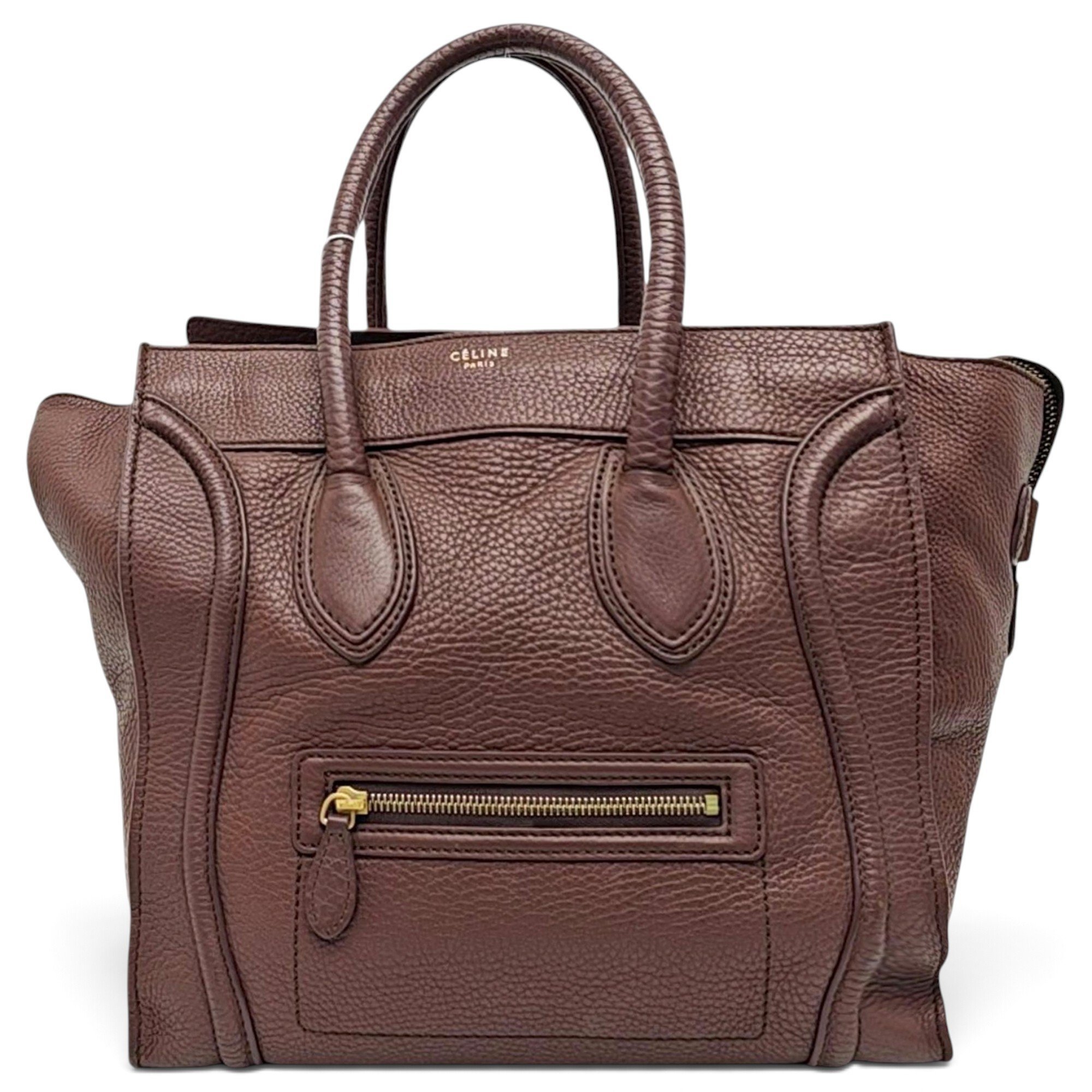 Luggage leather tote