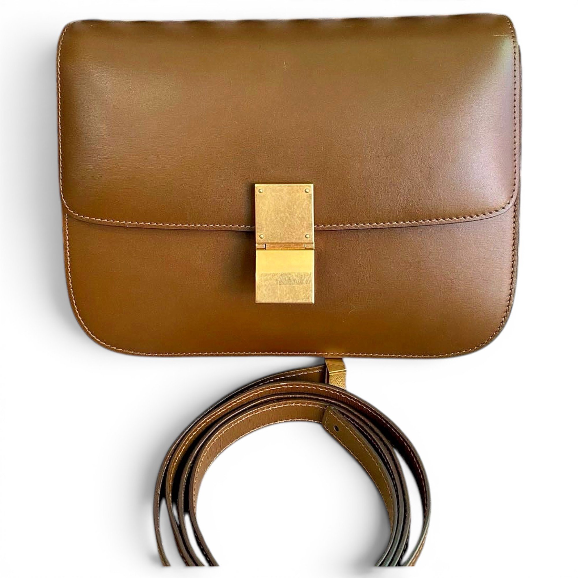 Classic leather handbag