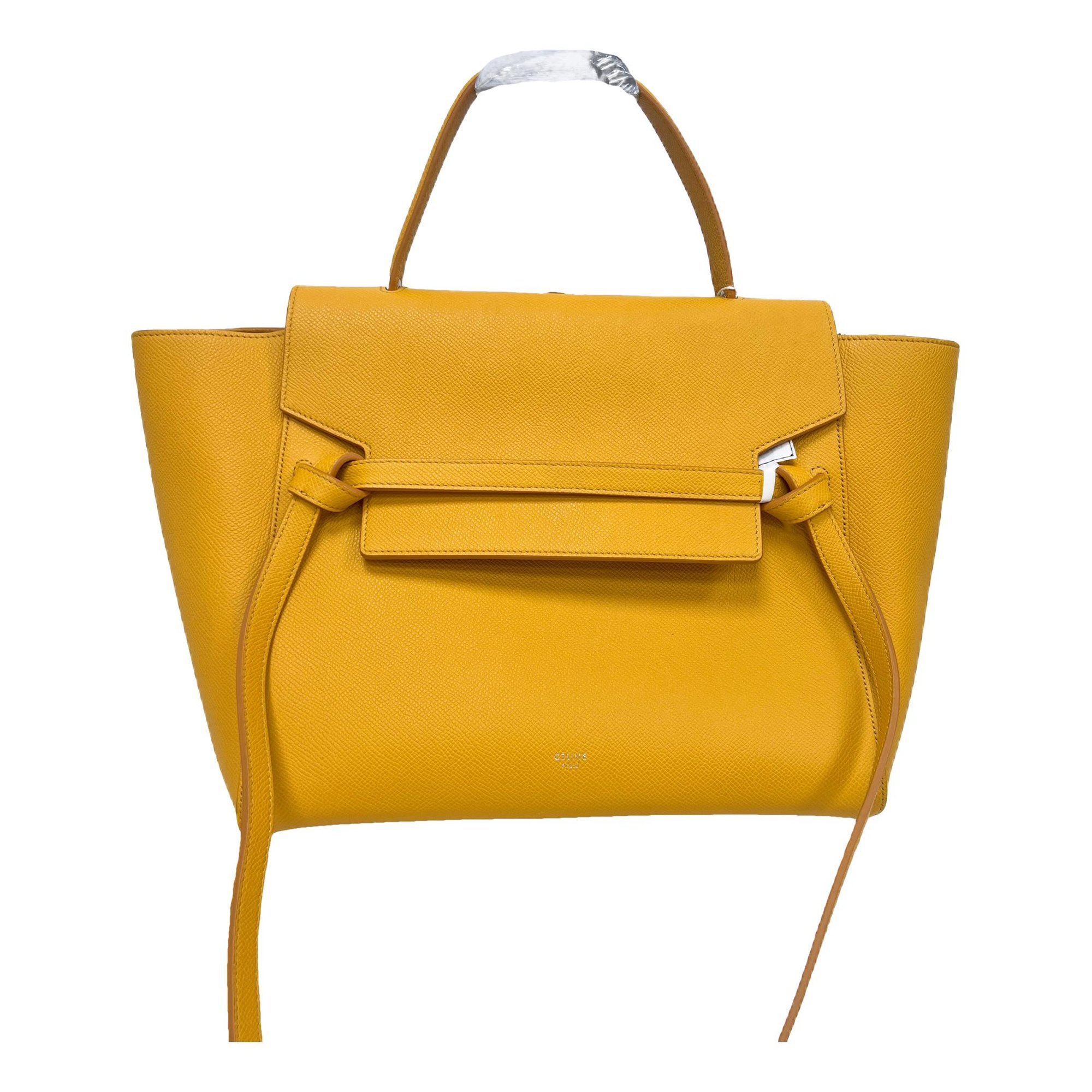 Belt leather handbag