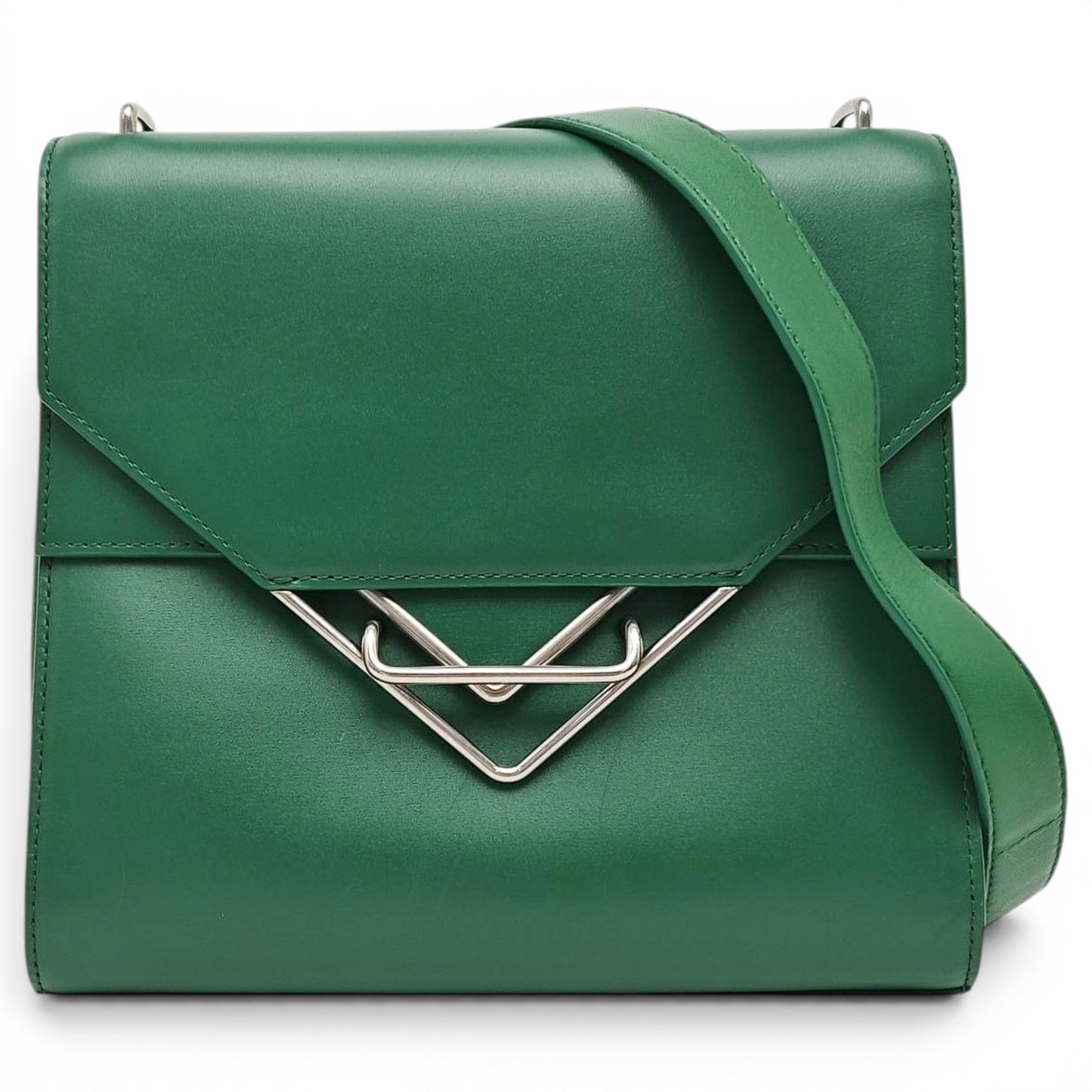 BV Trine leather crossbody bag