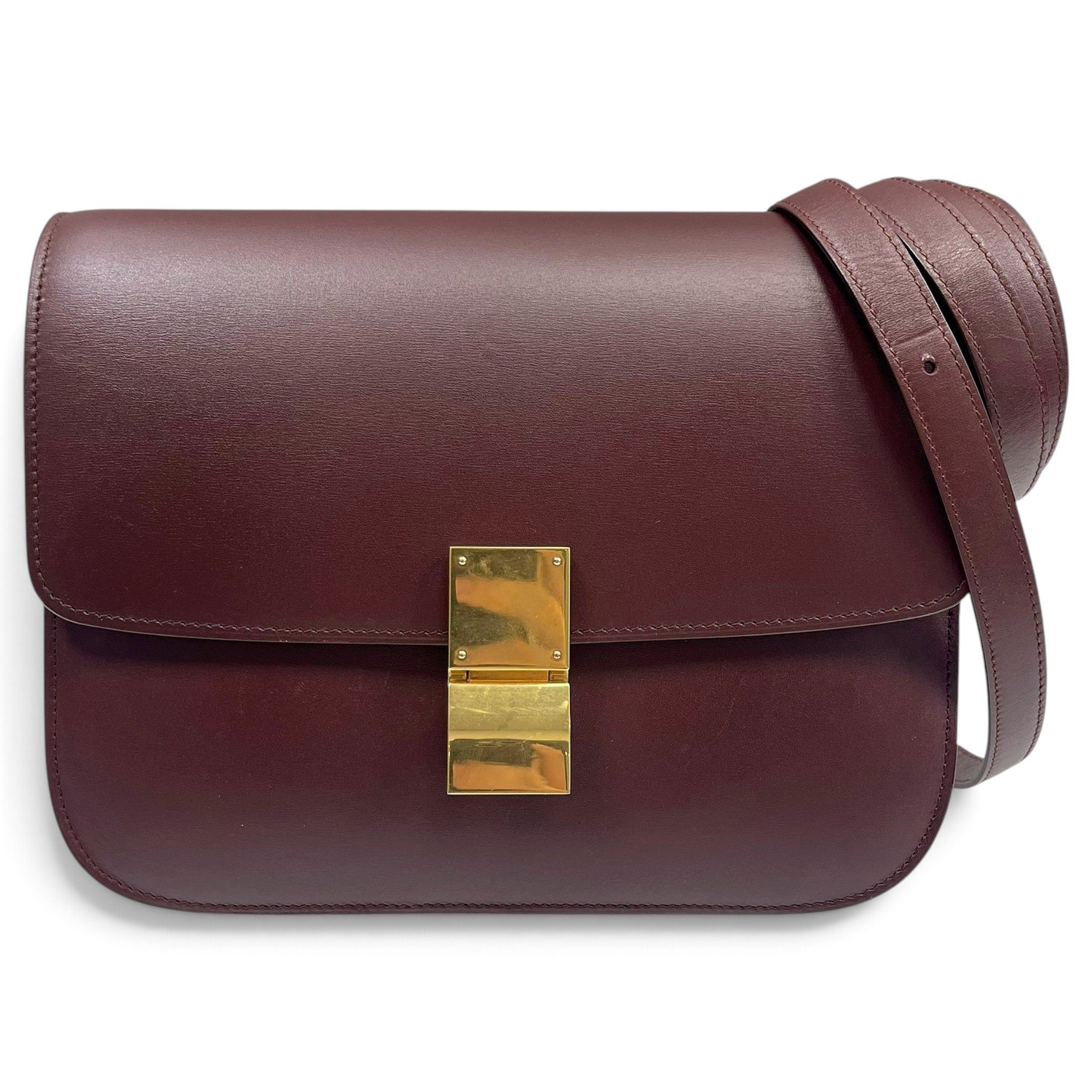 Classic leather handbag