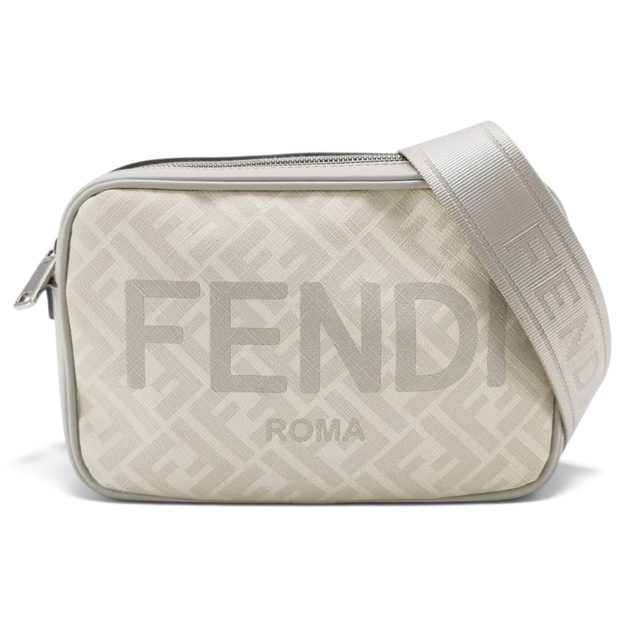 Fendi Kan I Logo leather handbag