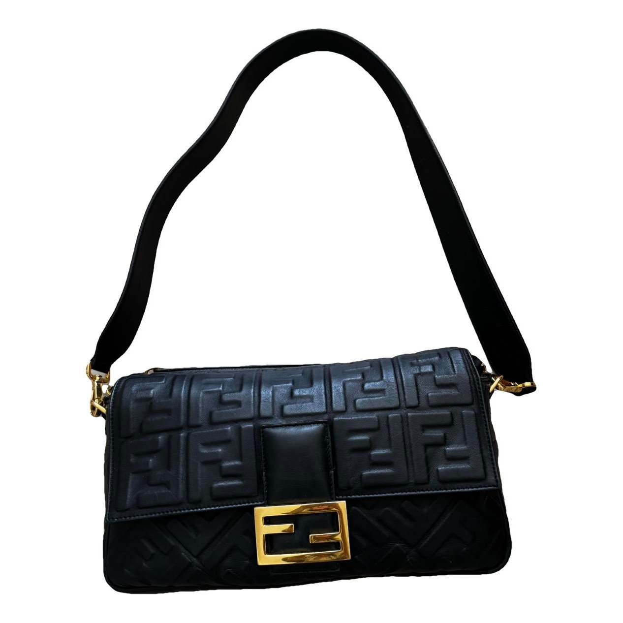 Baguette leather handbag