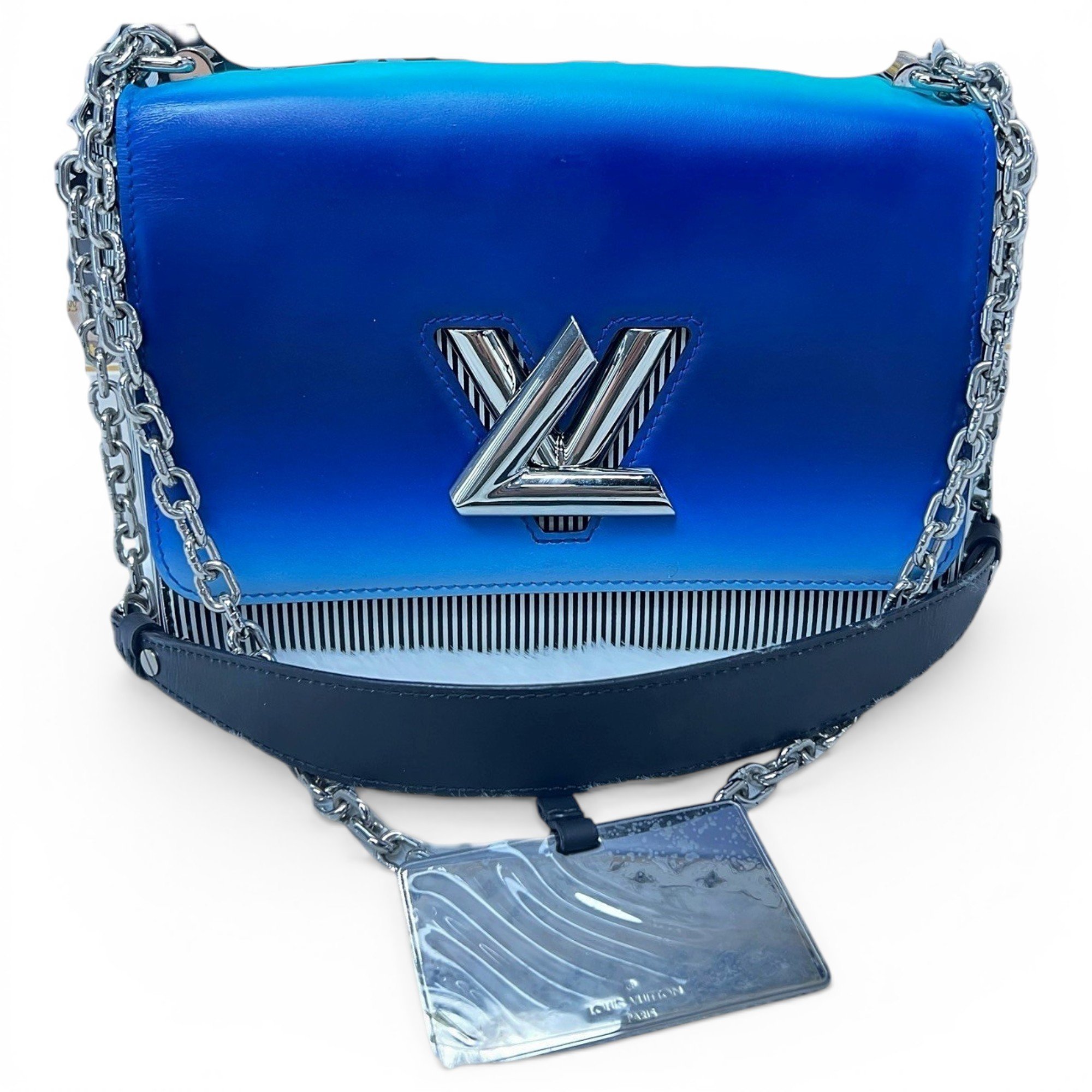 Twist leather handbag