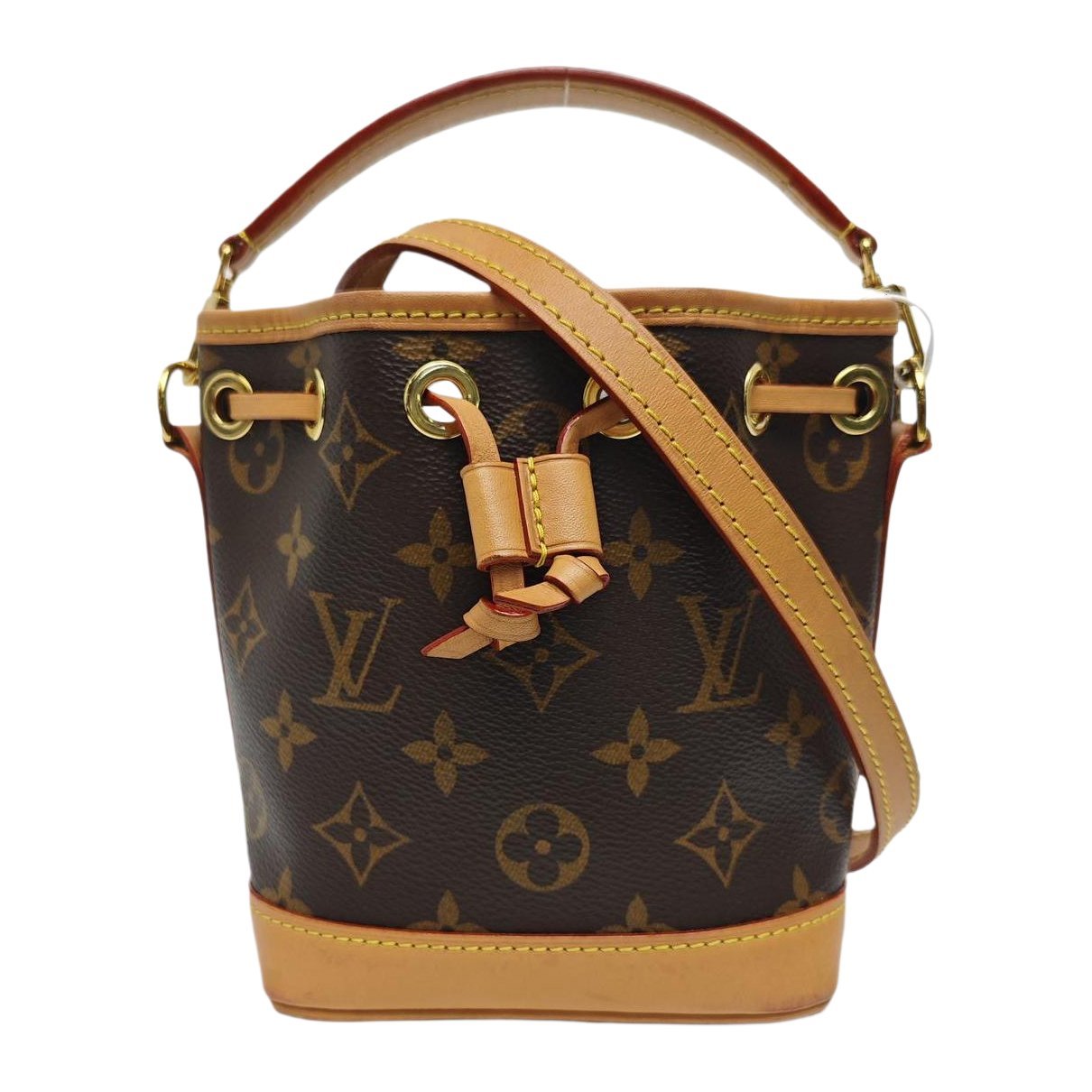 Nano Noé leather handbag