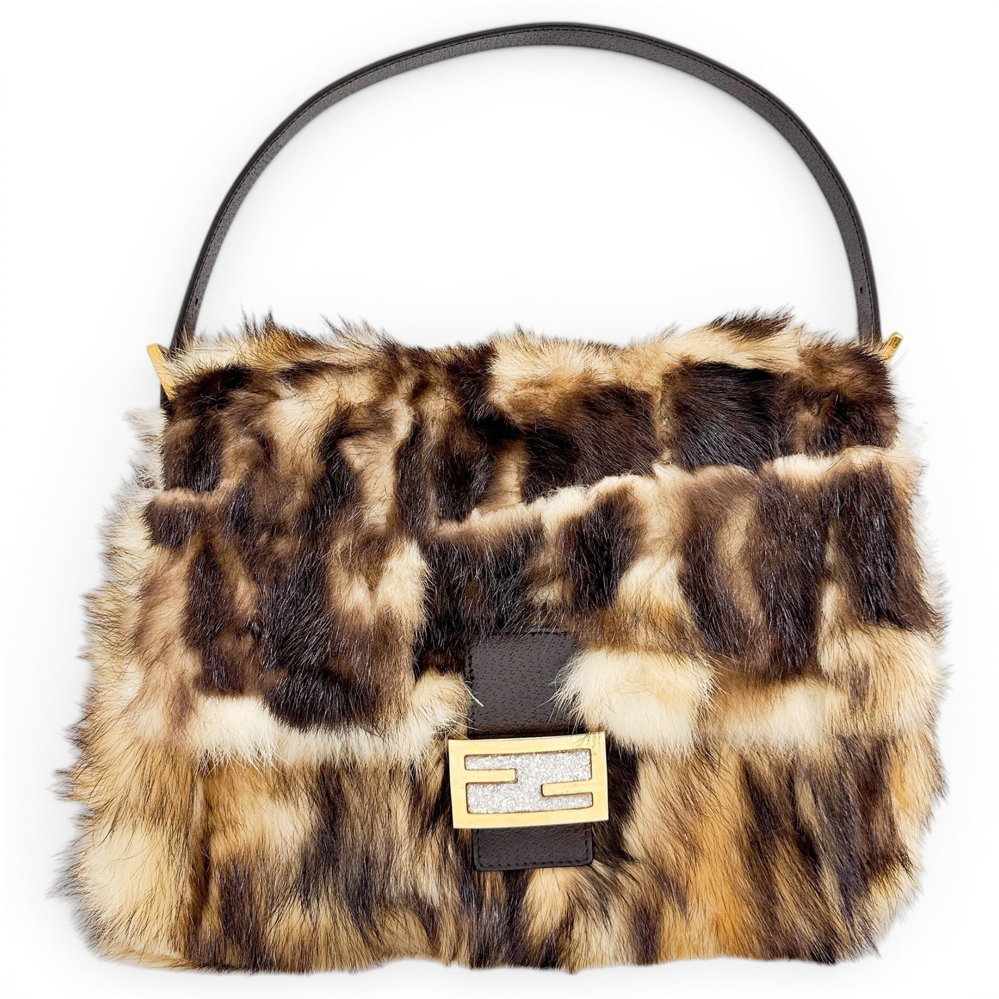 Mamma Baguette faux fur handbag