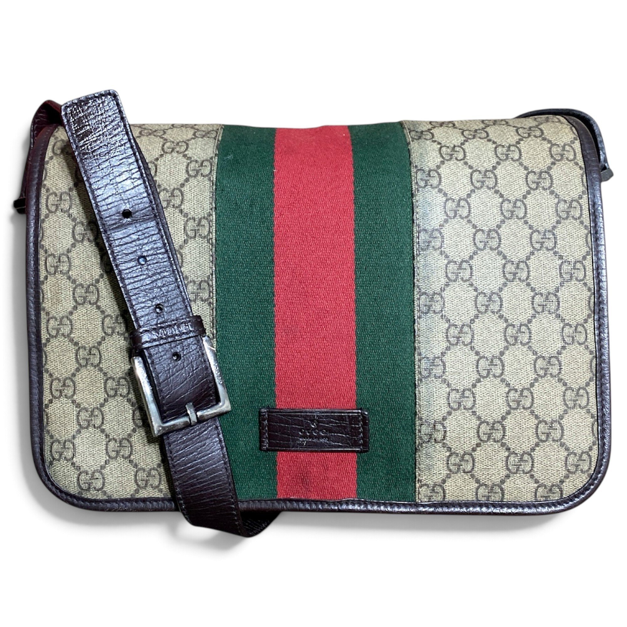 Vinyl crossbody bag