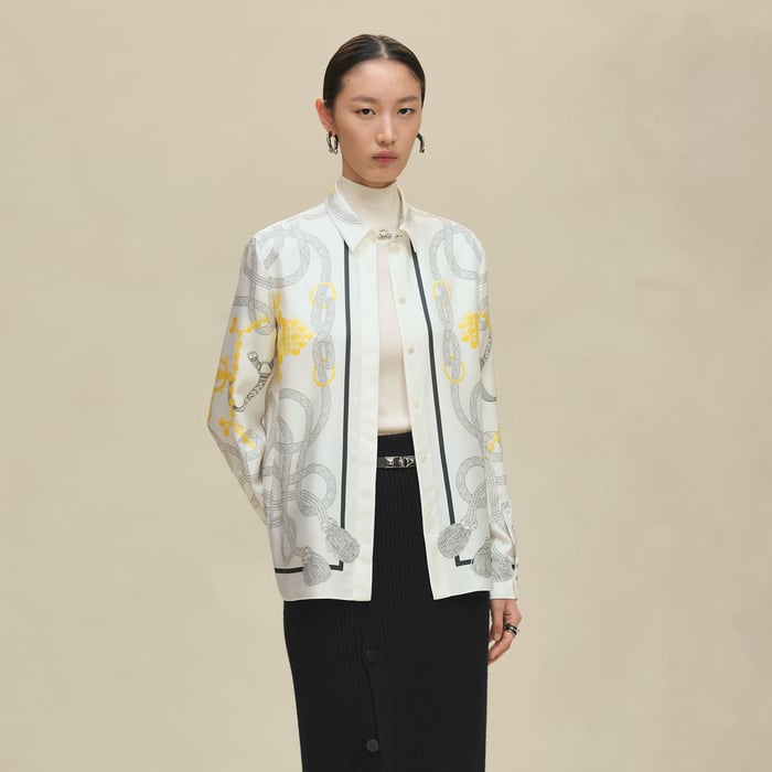 Blanc Nacre "Palefroi Remix" Classic Shirt