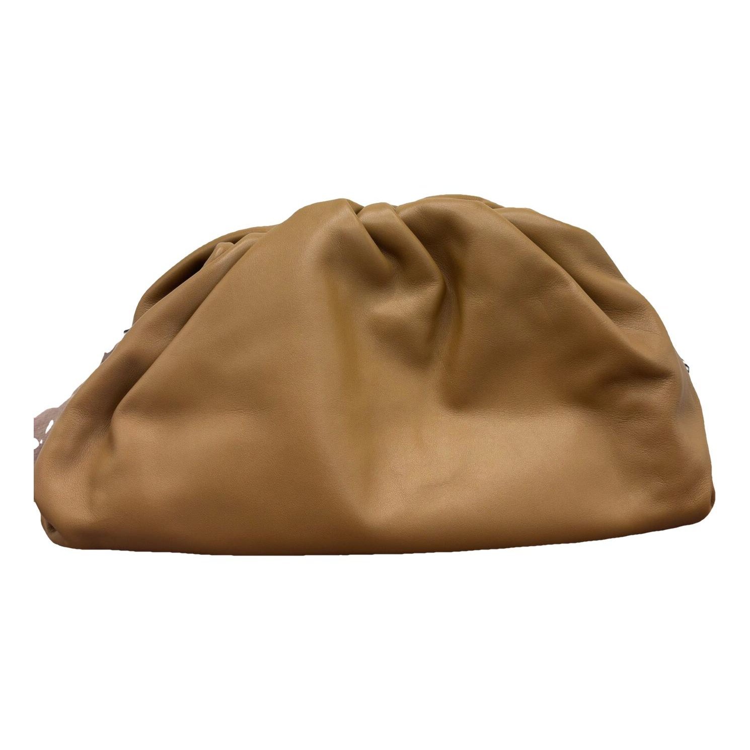 Pouch leather clutch bag
