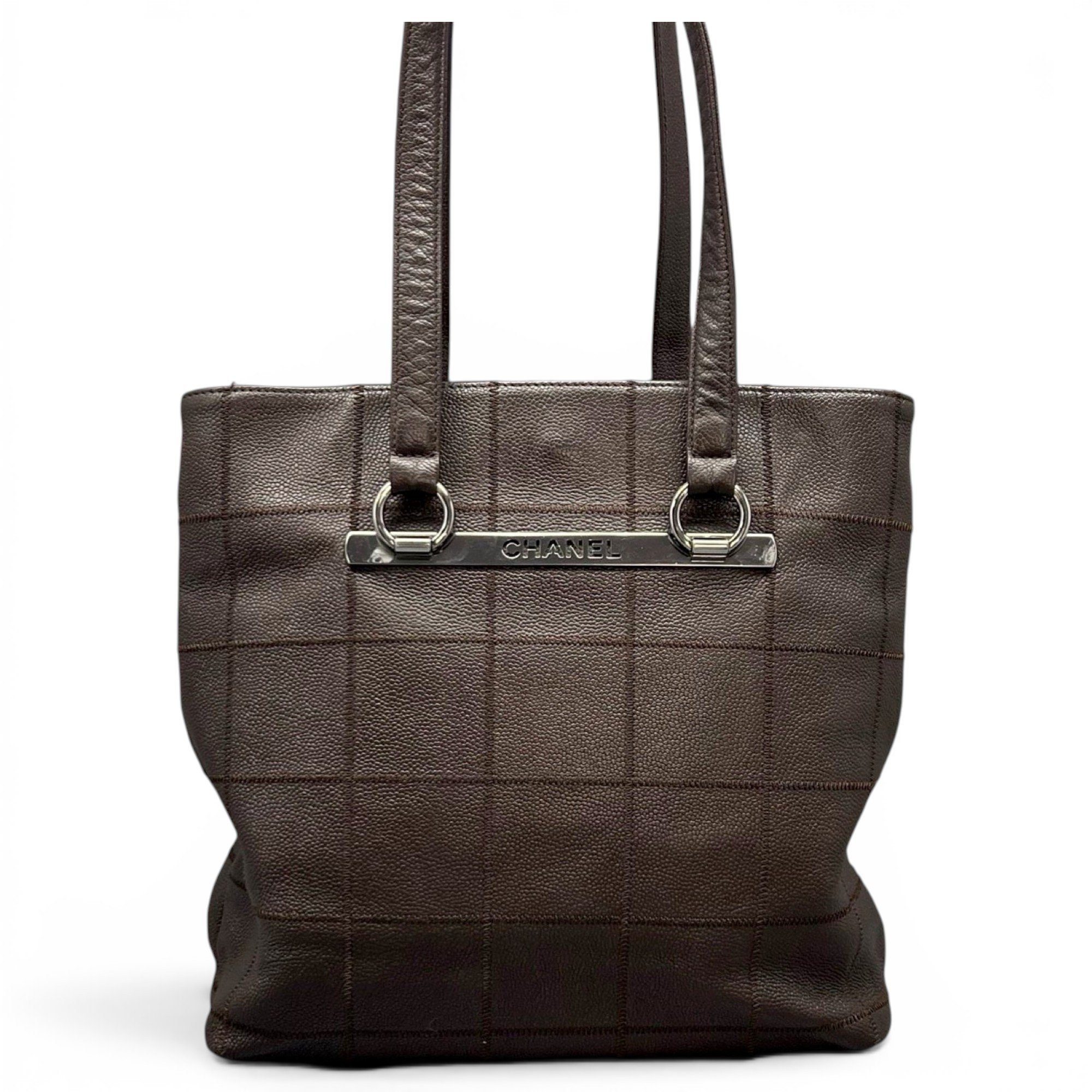 Leather tote