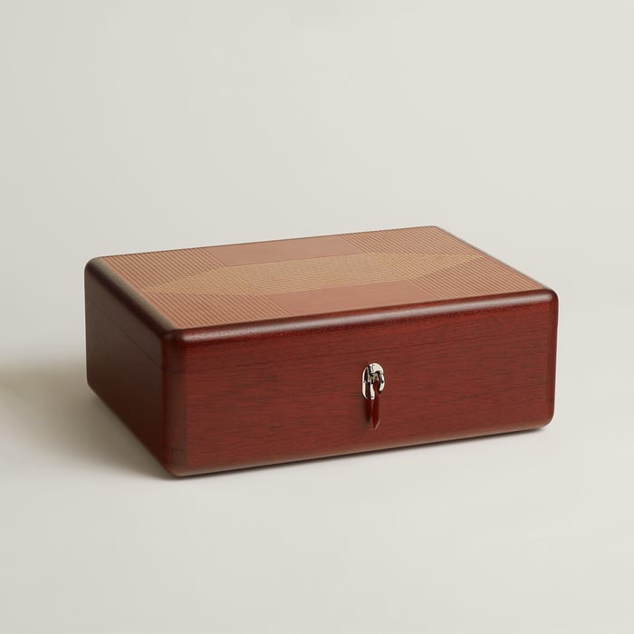 Casaque H Milleraies Watch and Cufflink Box