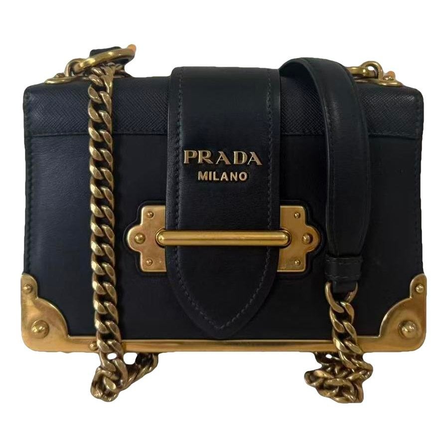 Cahier leather handbag